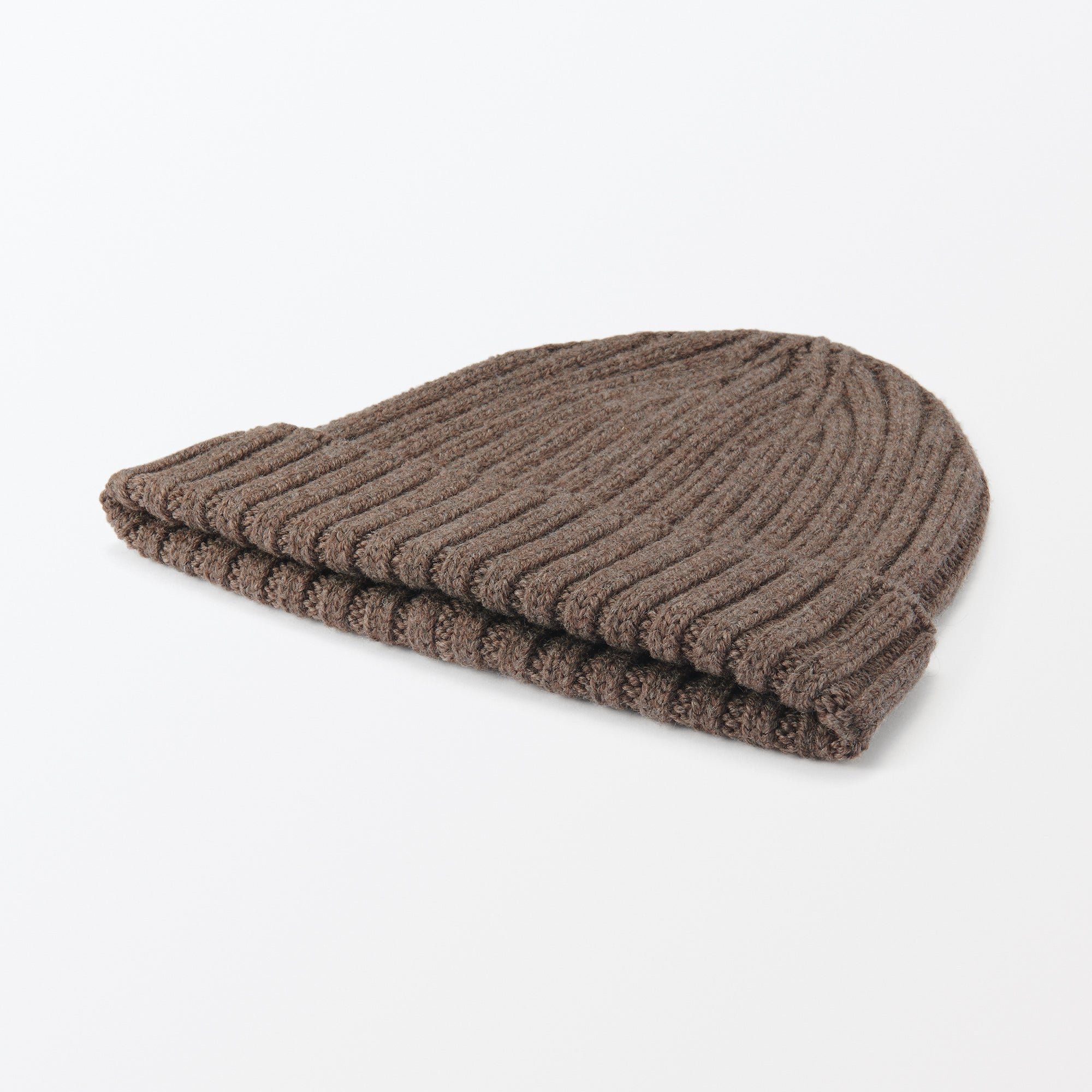 Wool Ribbed Beanie