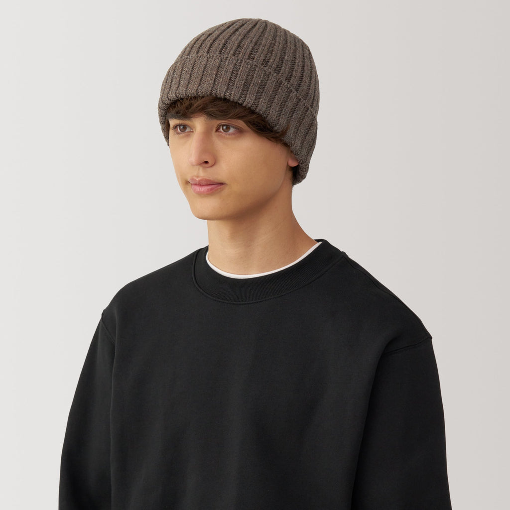 Wool Ribbed Beanie