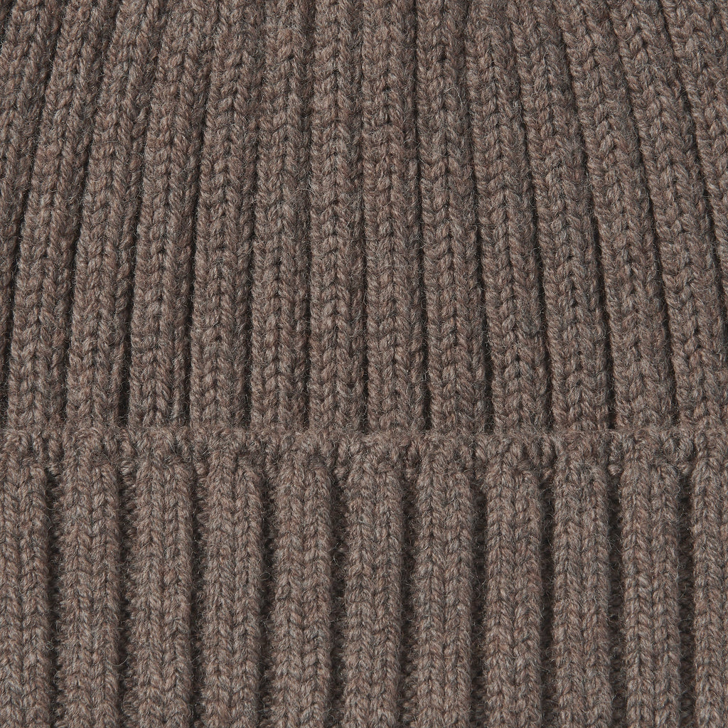 Wool Ribbed Beanie