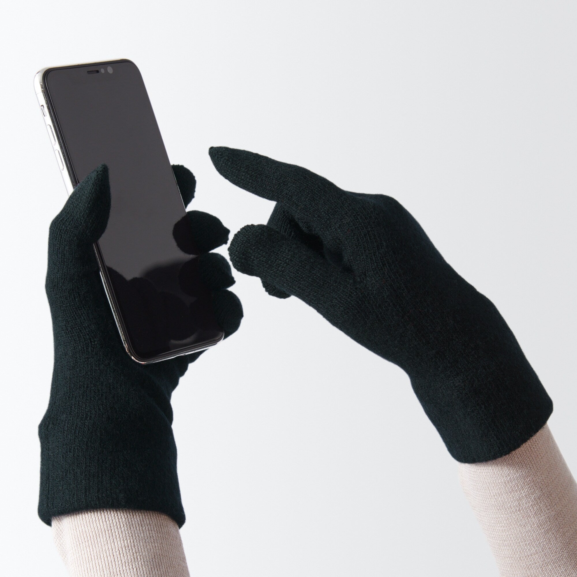 Wool Blend Touchscreen Gloves