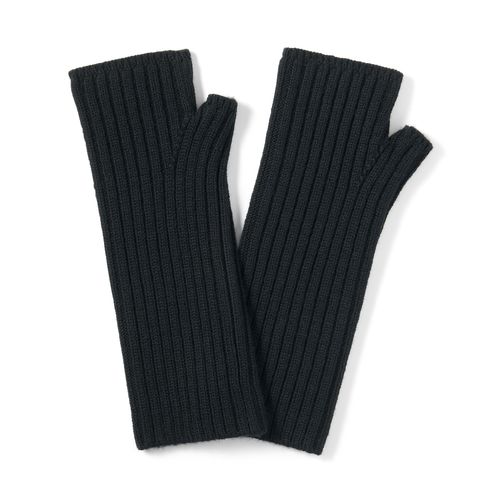 Wool Rib Knit Arm Warmers