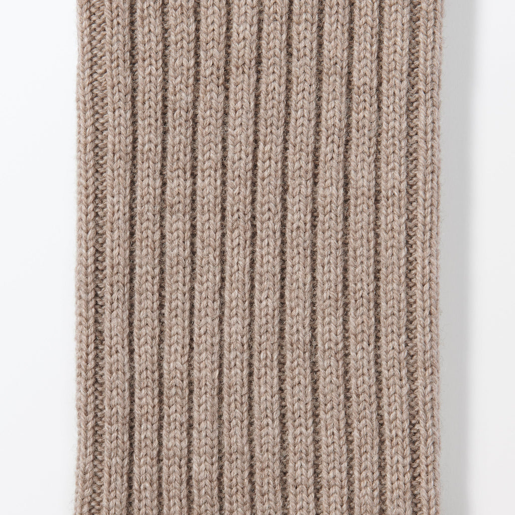 Wool Rib Knit Arm Warmers