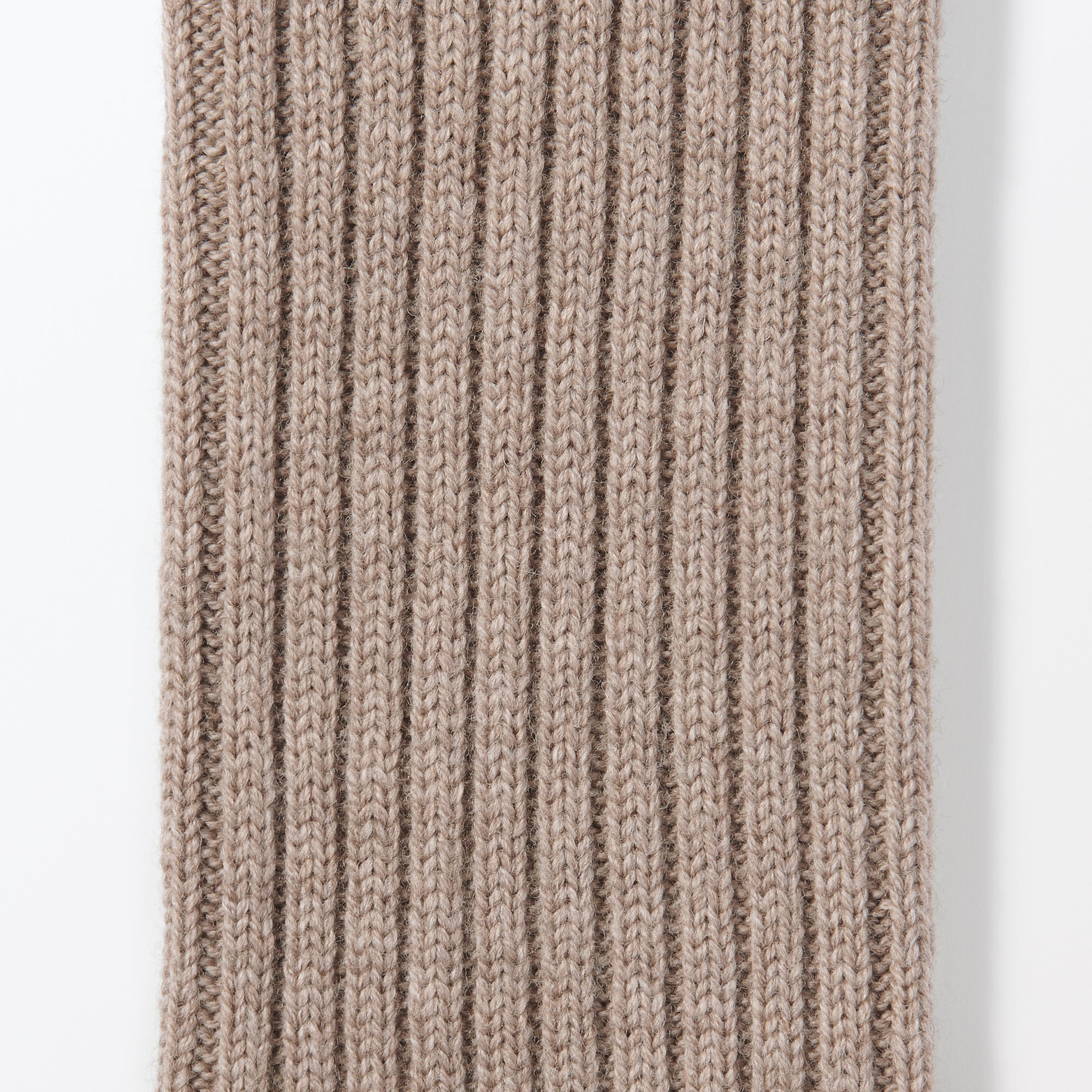 Wool Rib Knit Arm Warmers