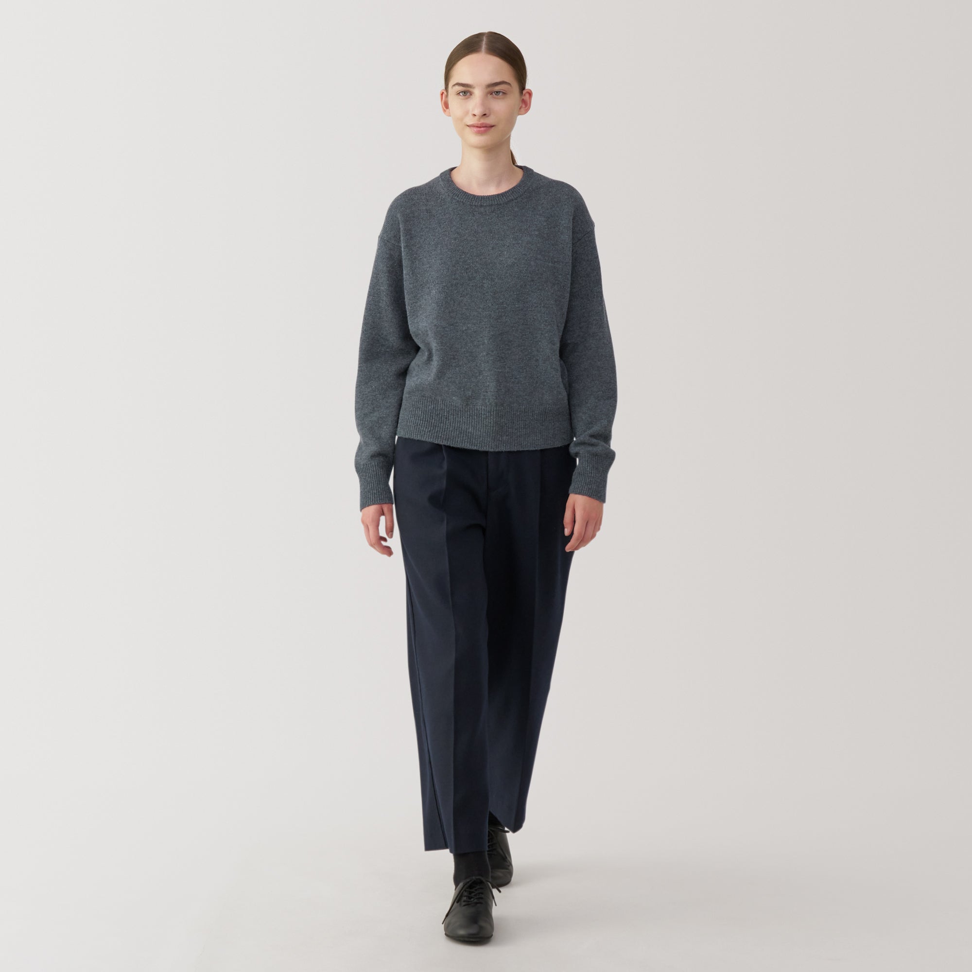 Women's Washable Mid-Gauge Crewneck Sweater