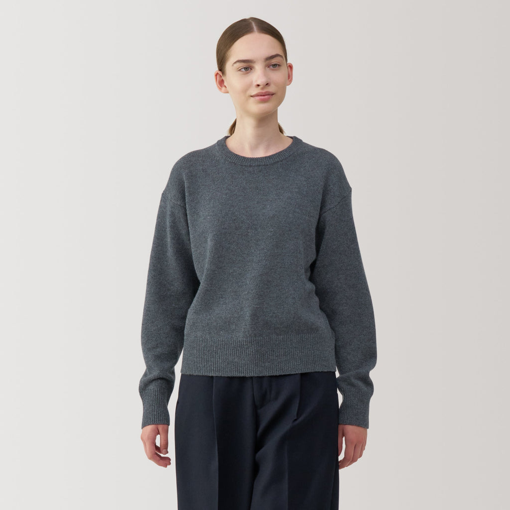 Women's Washable Mid-Gauge Crewneck Sweater