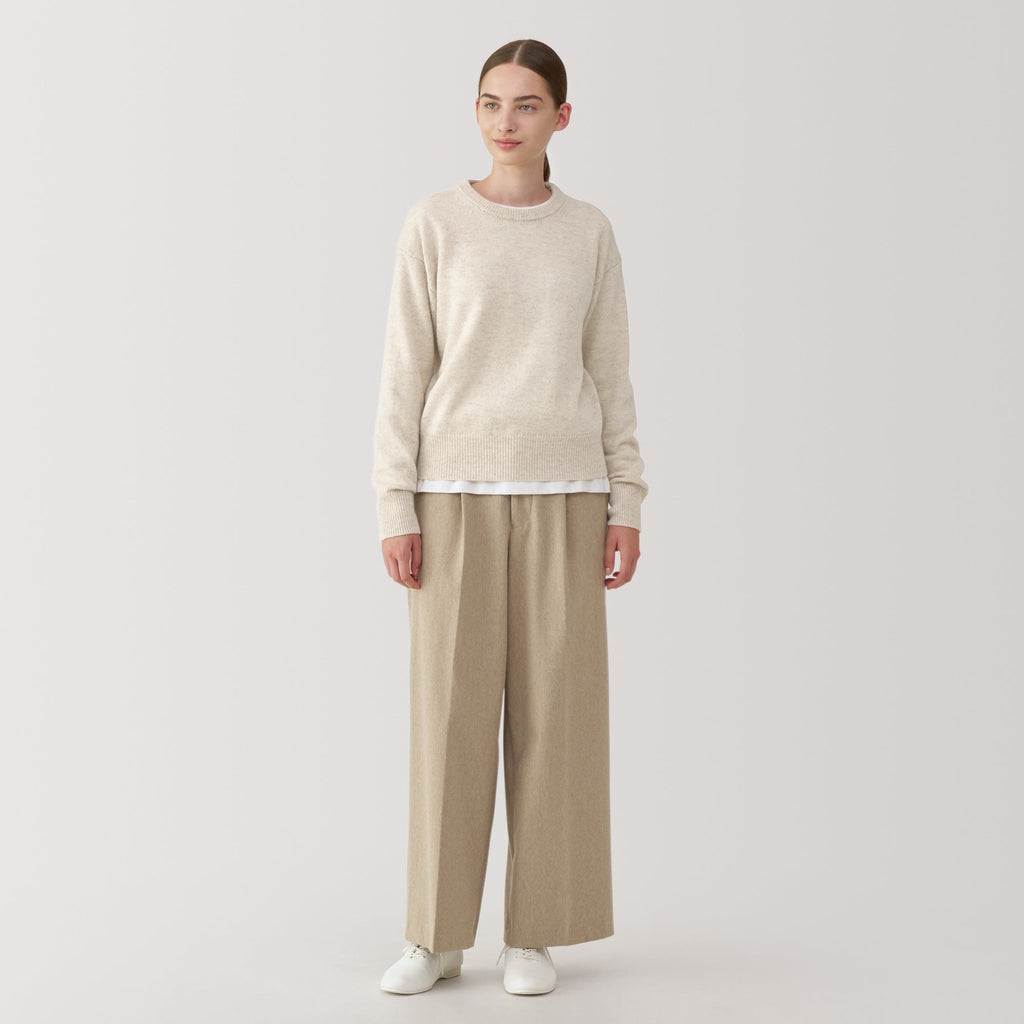 Women's Washable Mid-Gauge Crewneck Sweater