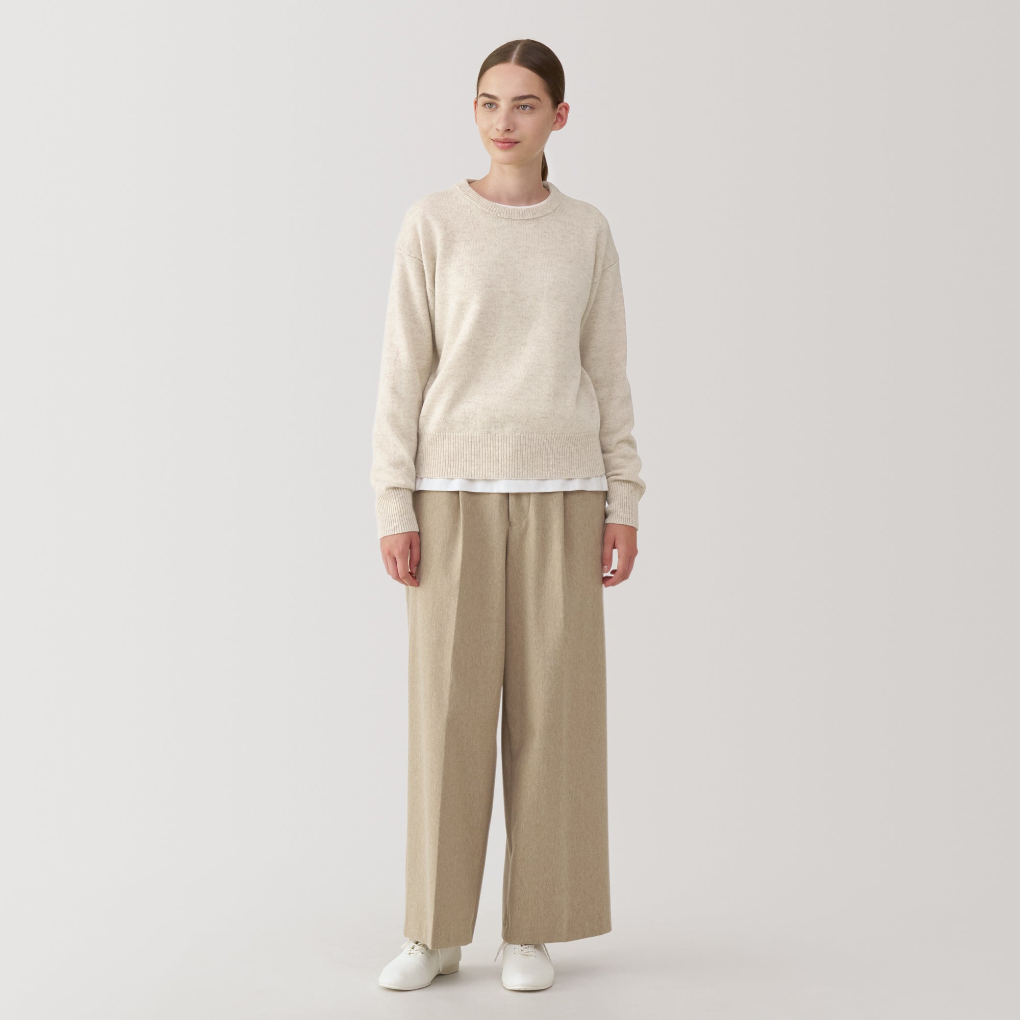 Women's Washable Mid-Gauge Crewneck Sweater