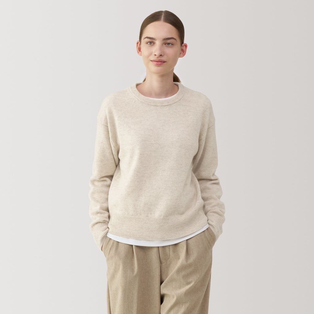 Women's Washable Mid-Gauge Crewneck Sweater