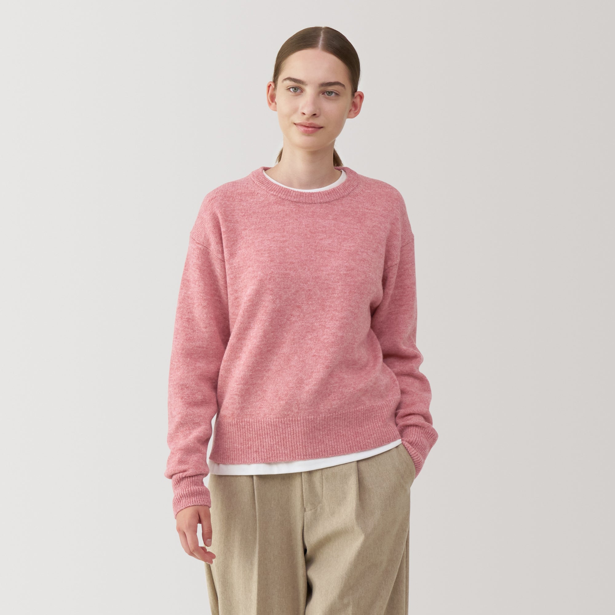 Women's Washable Mid-Gauge Crewneck Sweater