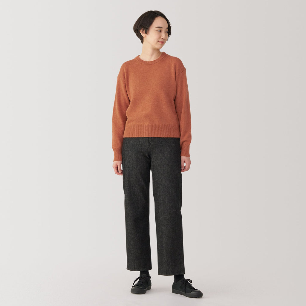 Women's Washable Mid-Gauge Crewneck Sweater