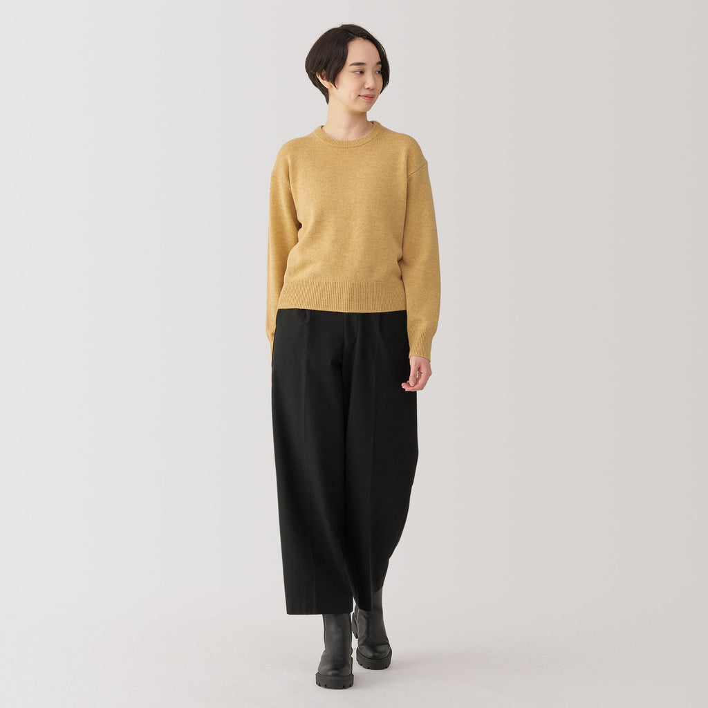 Women's Washable Mid-Gauge Crewneck Sweater