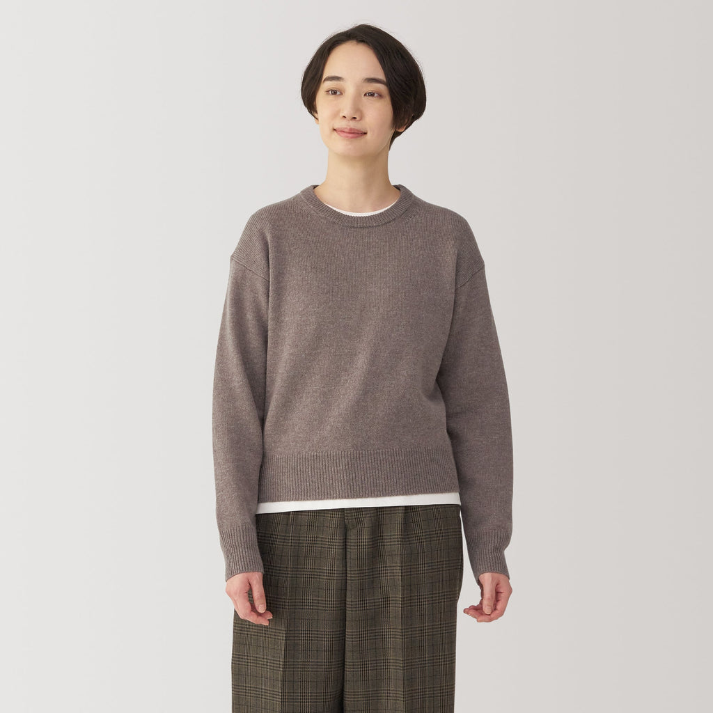 Women's Washable Mid-Gauge Crewneck Sweater