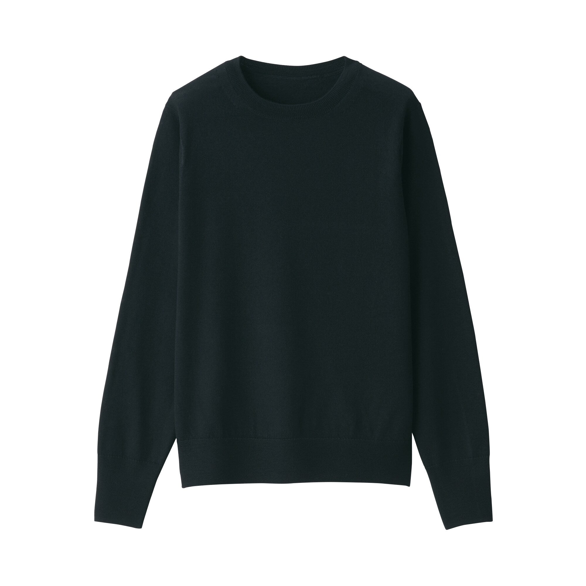 Women's Washable High Gauge Wool Crew Neck Sweater