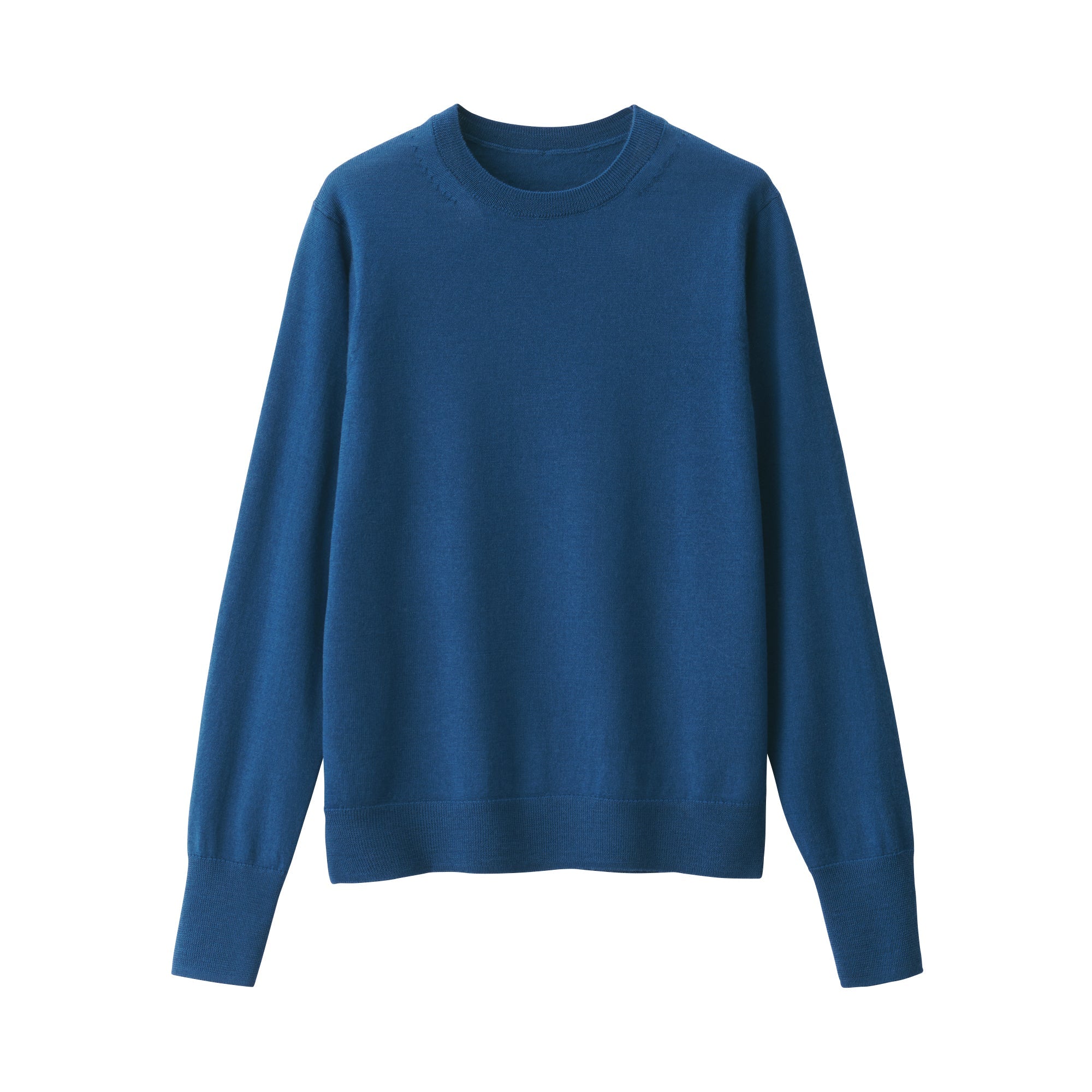 Women's Washable High Gauge Wool Crew Neck Sweater