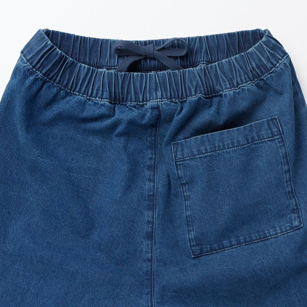 Women's Washed Denim Easy Tapered Pants