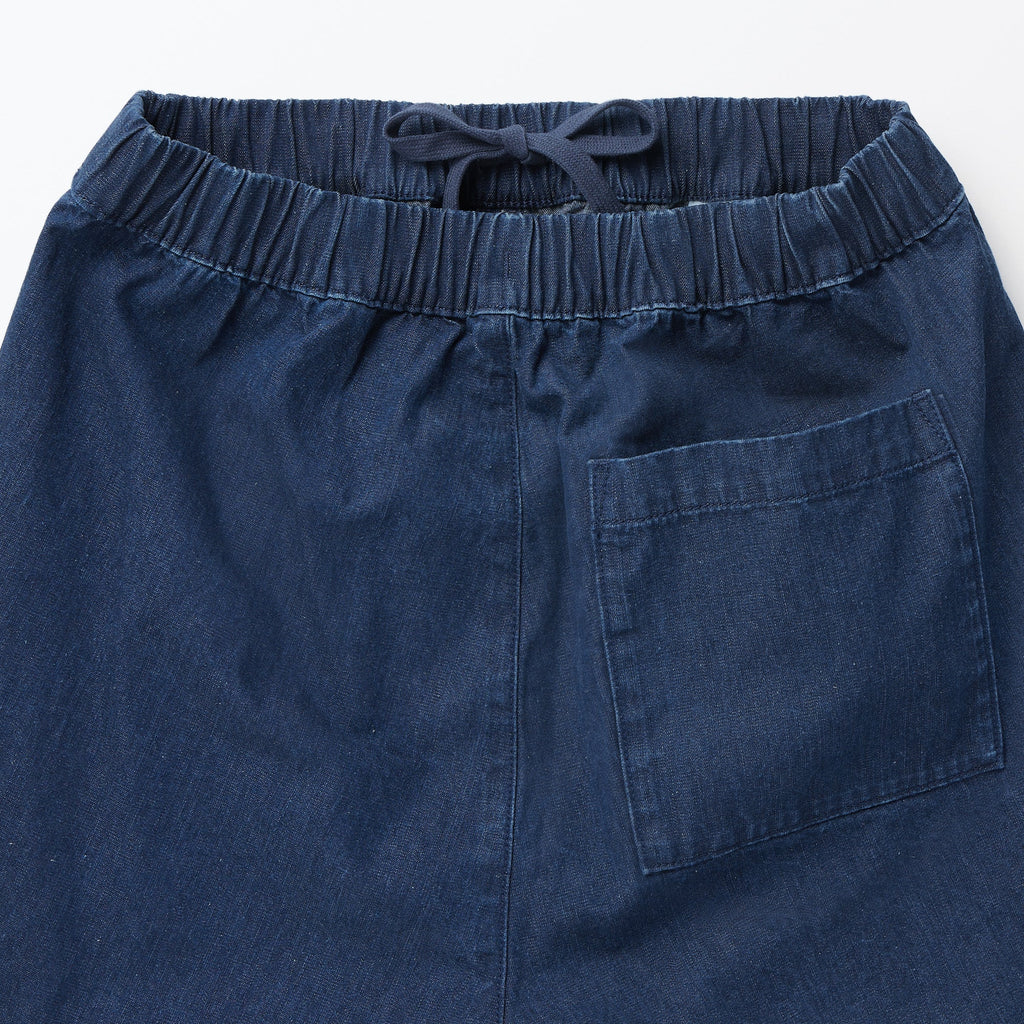 Women's Washed Denim Easy Tapered Pants