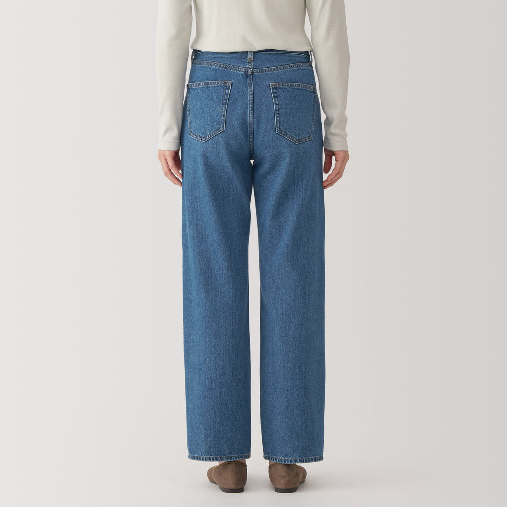 Women's Kapok Blend Denim Straight Pants