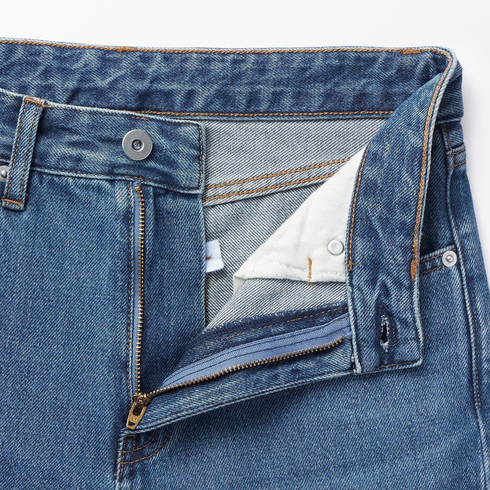 Women's Kapok Blend Denim Straight Pants