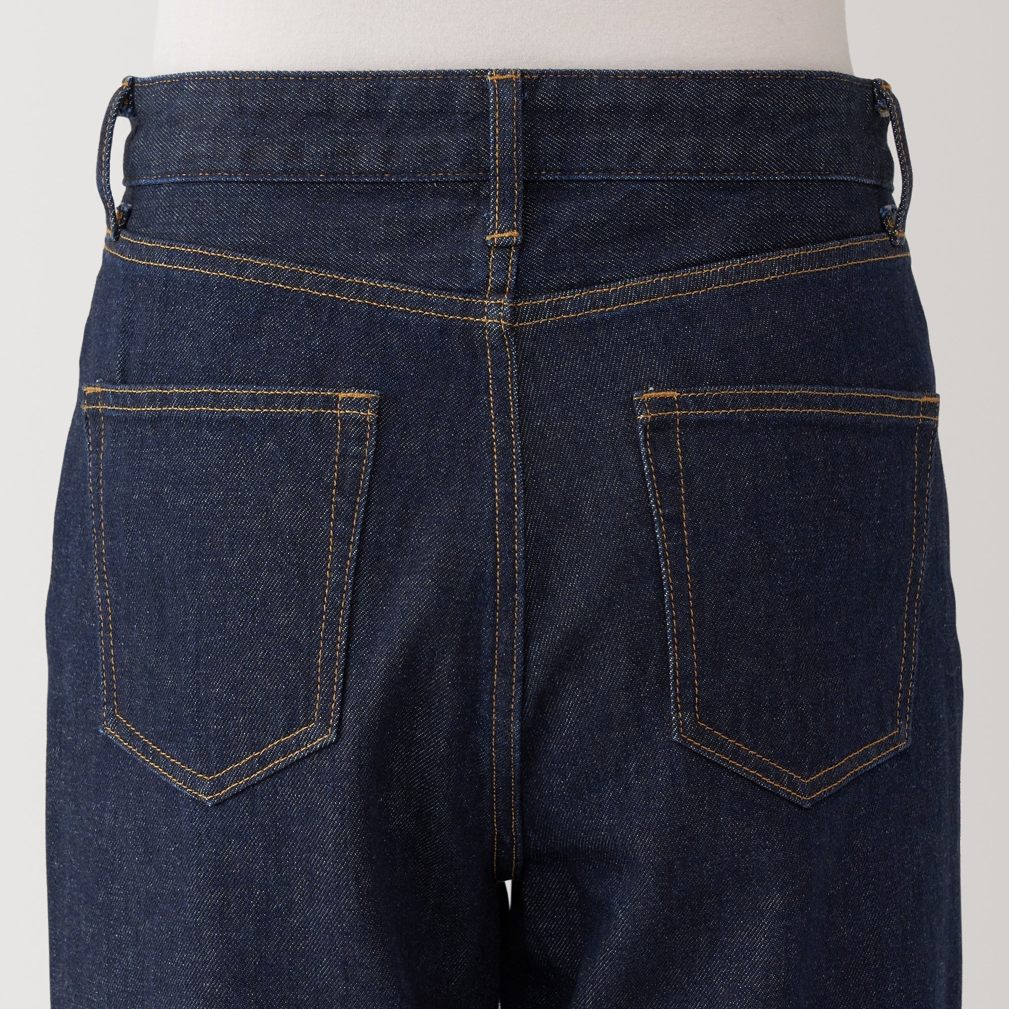 Women's Kapok Blend Denim Straight Pants