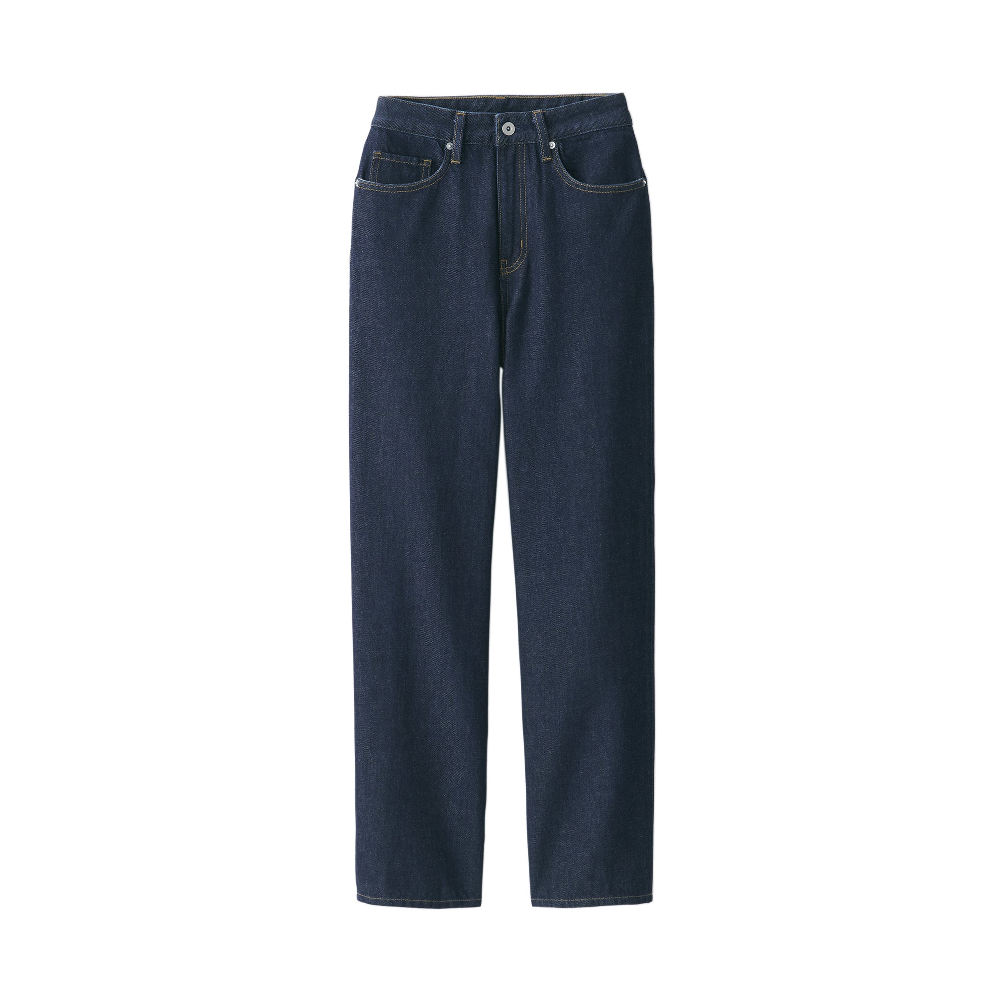Women's Kapok Blend Denim Straight Pants
