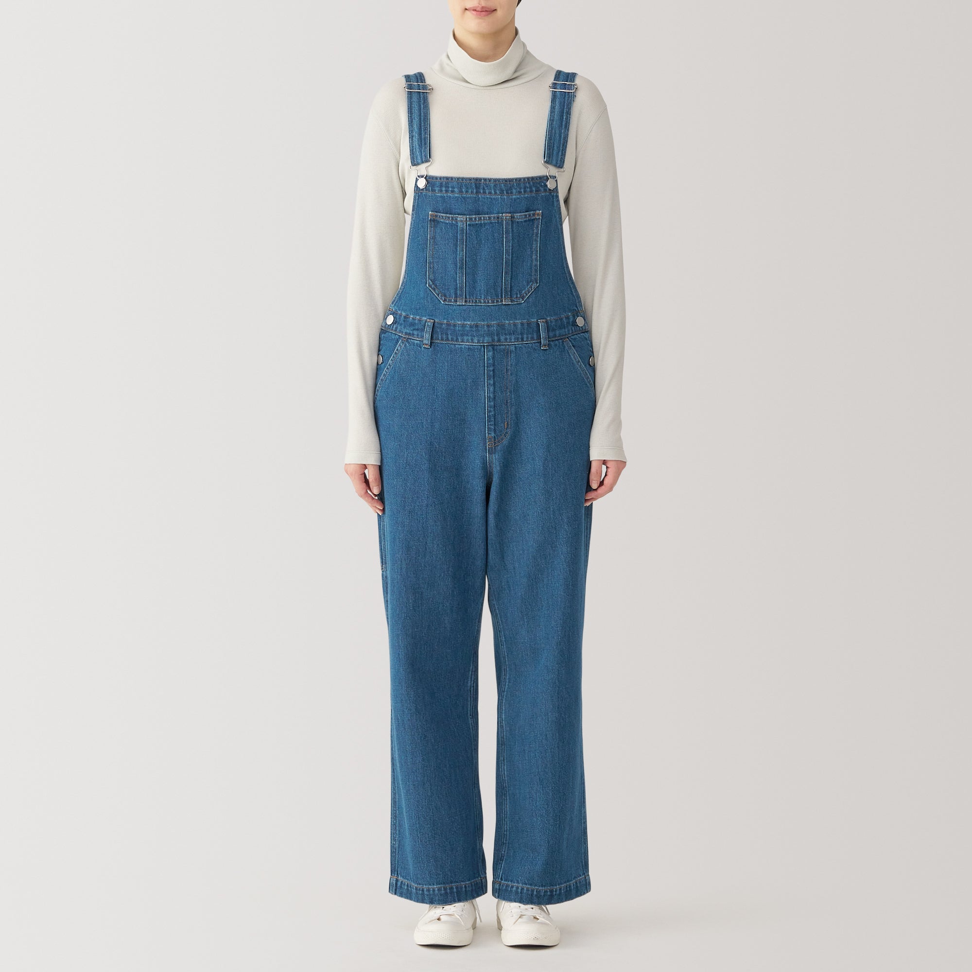 Women's Kapok Blend Denim Overalls