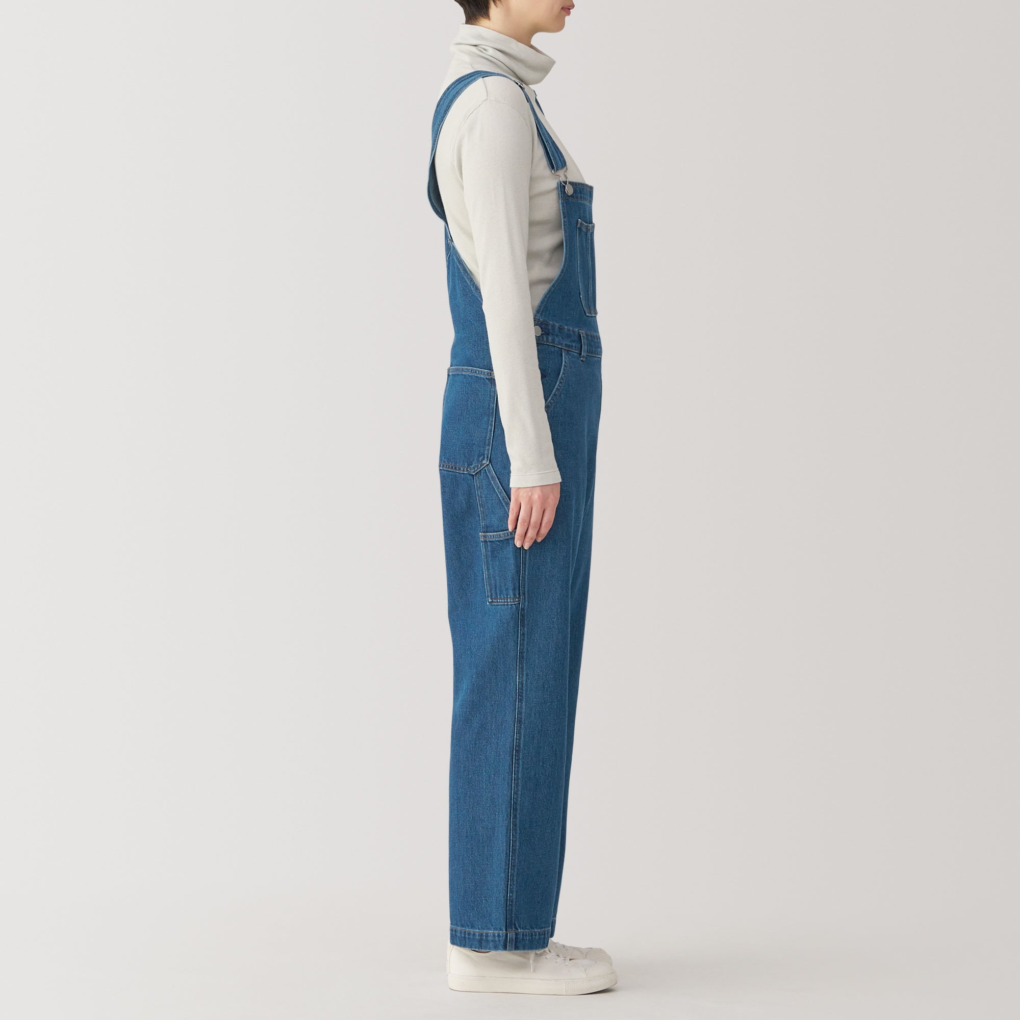 Women's Kapok Blend Denim Overalls
