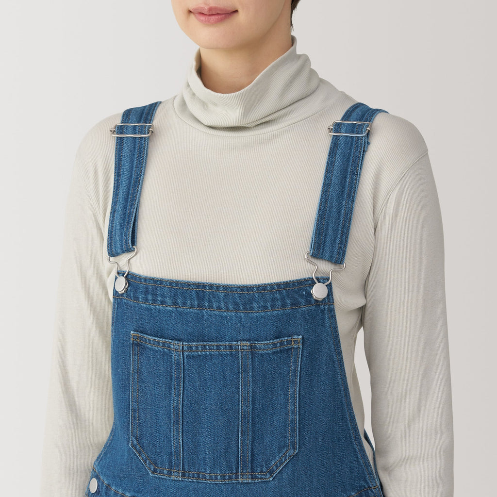 Women's Kapok Blend Denim Overalls