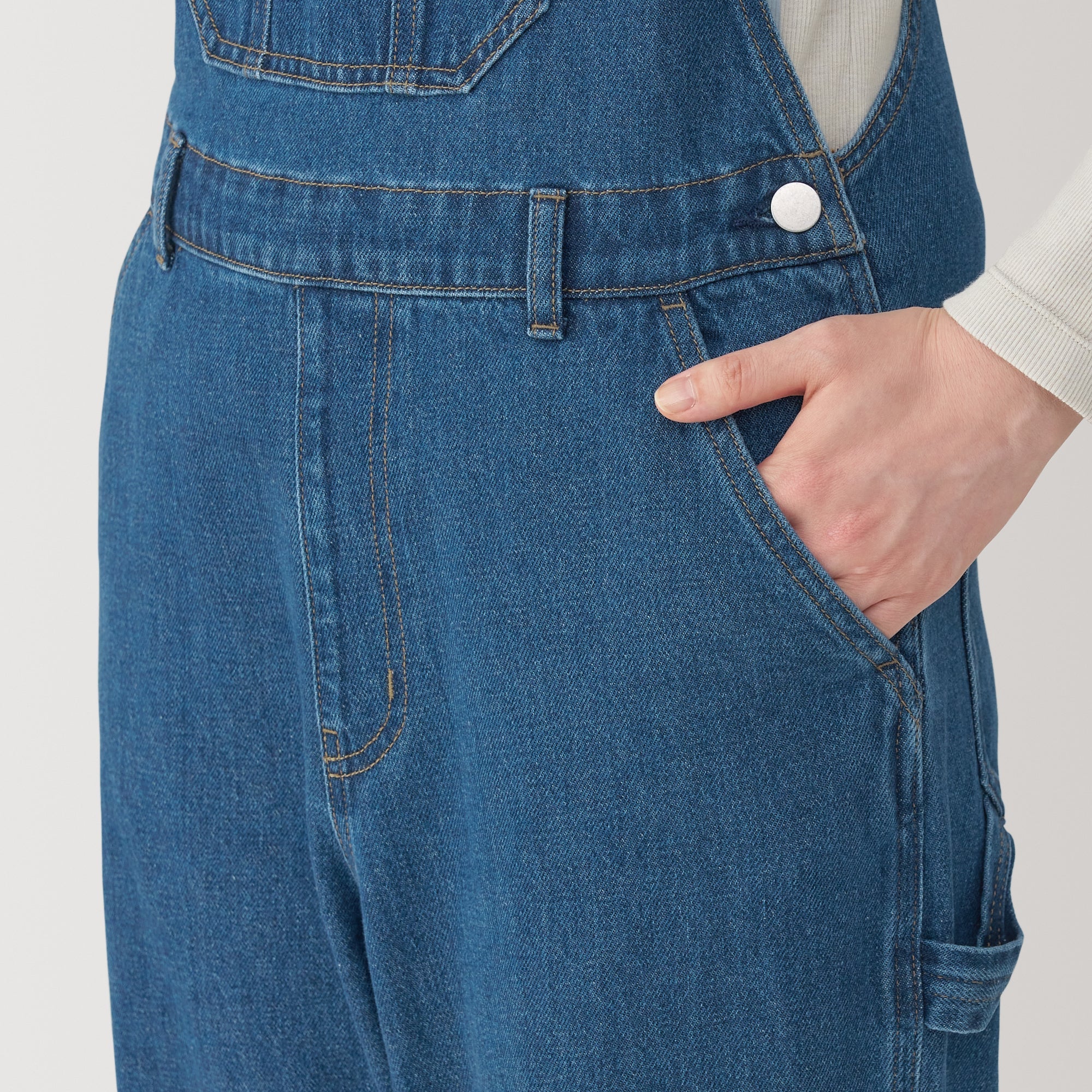 Women's Kapok Blend Denim Overalls