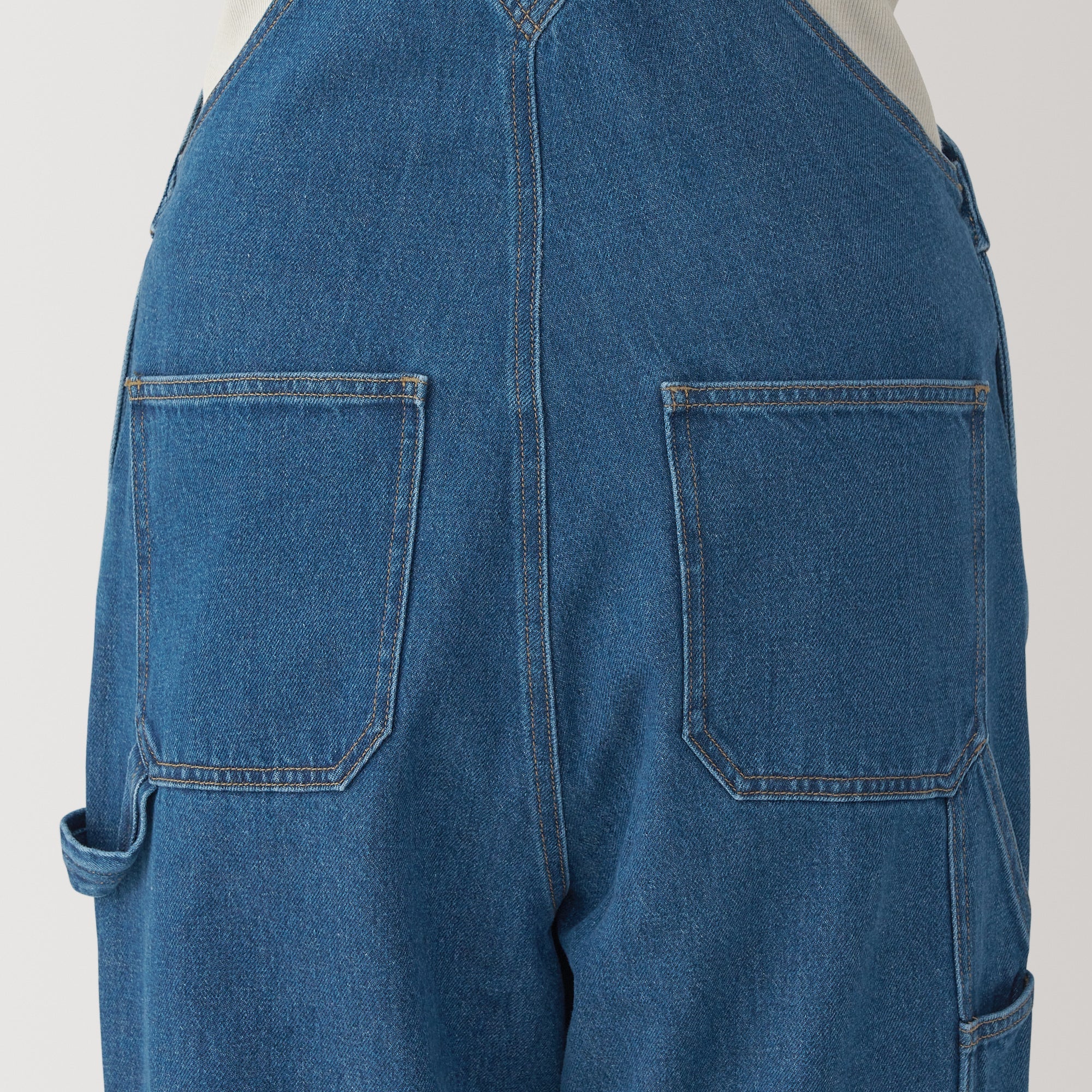 Women's Kapok Blend Denim Overalls