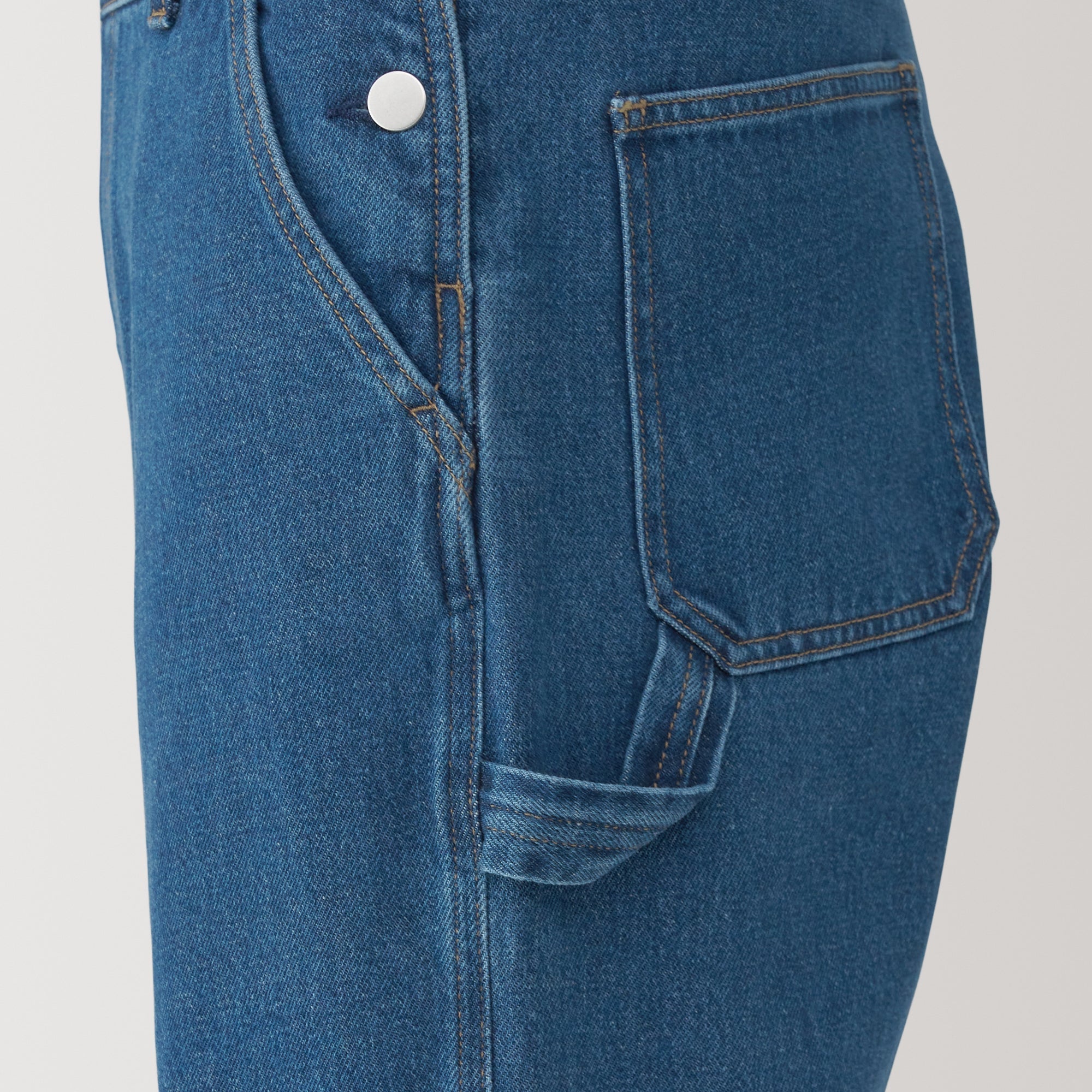 Women's Kapok Blend Denim Overalls