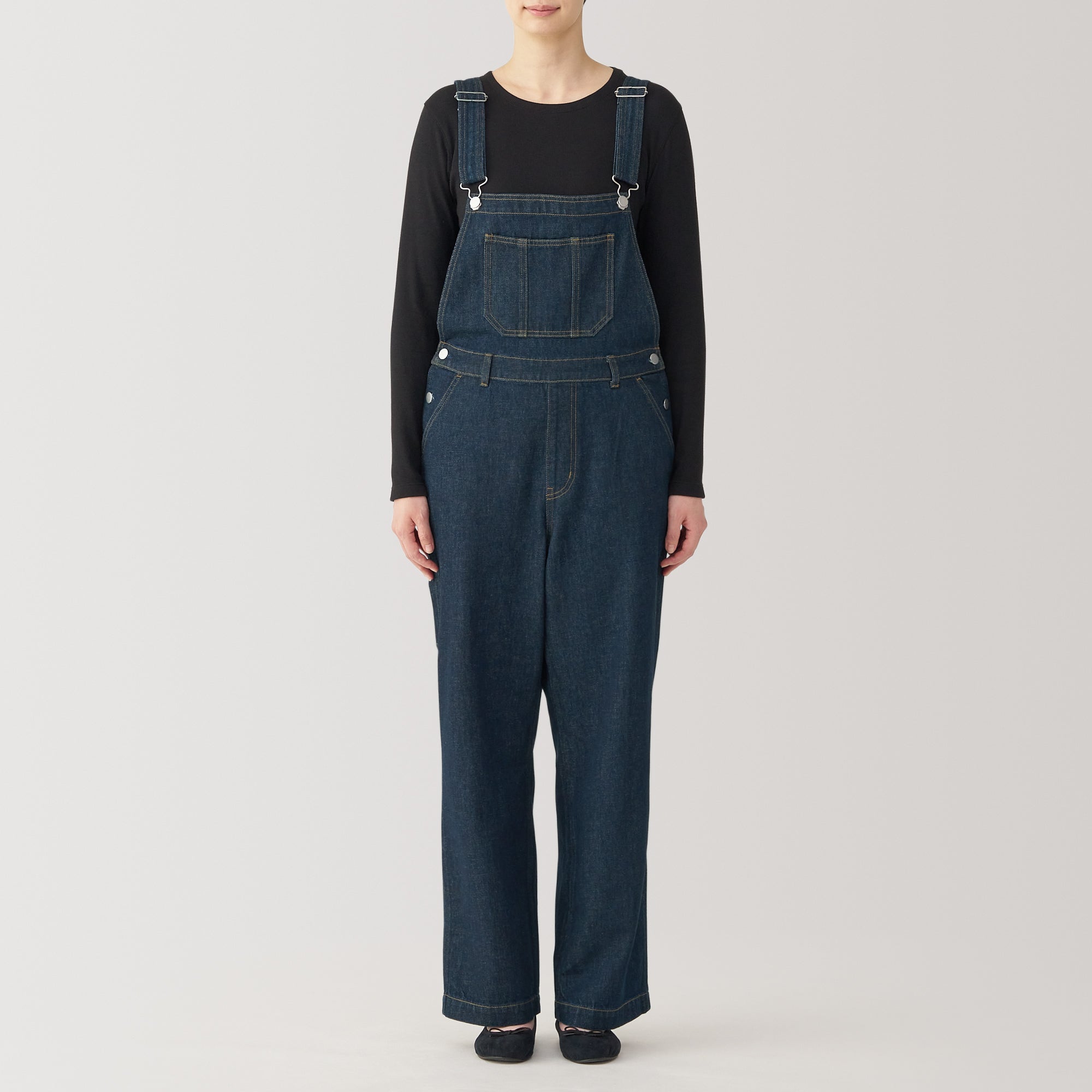 Women's Kapok Blend Denim Overalls