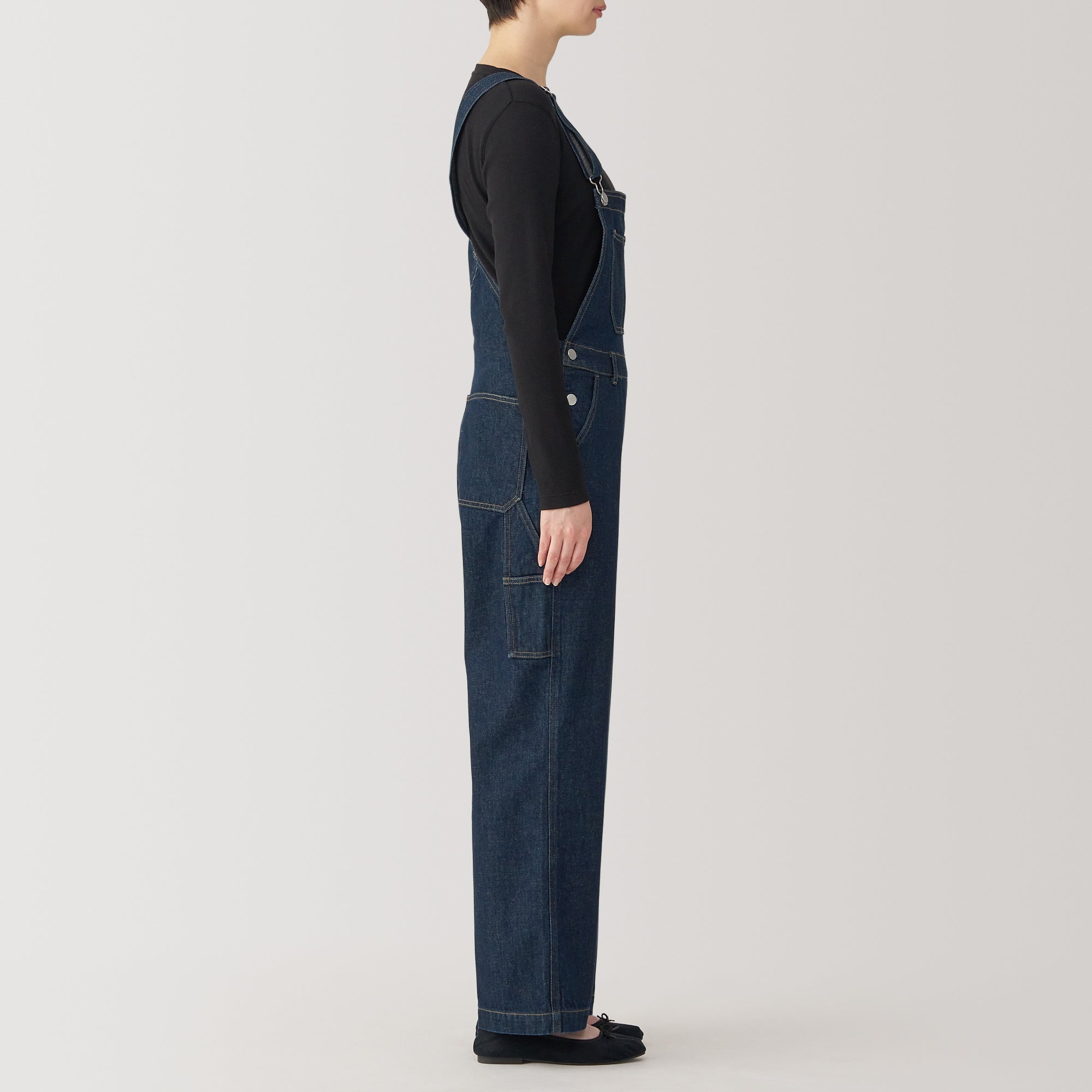 Women's Kapok Blend Denim Overalls