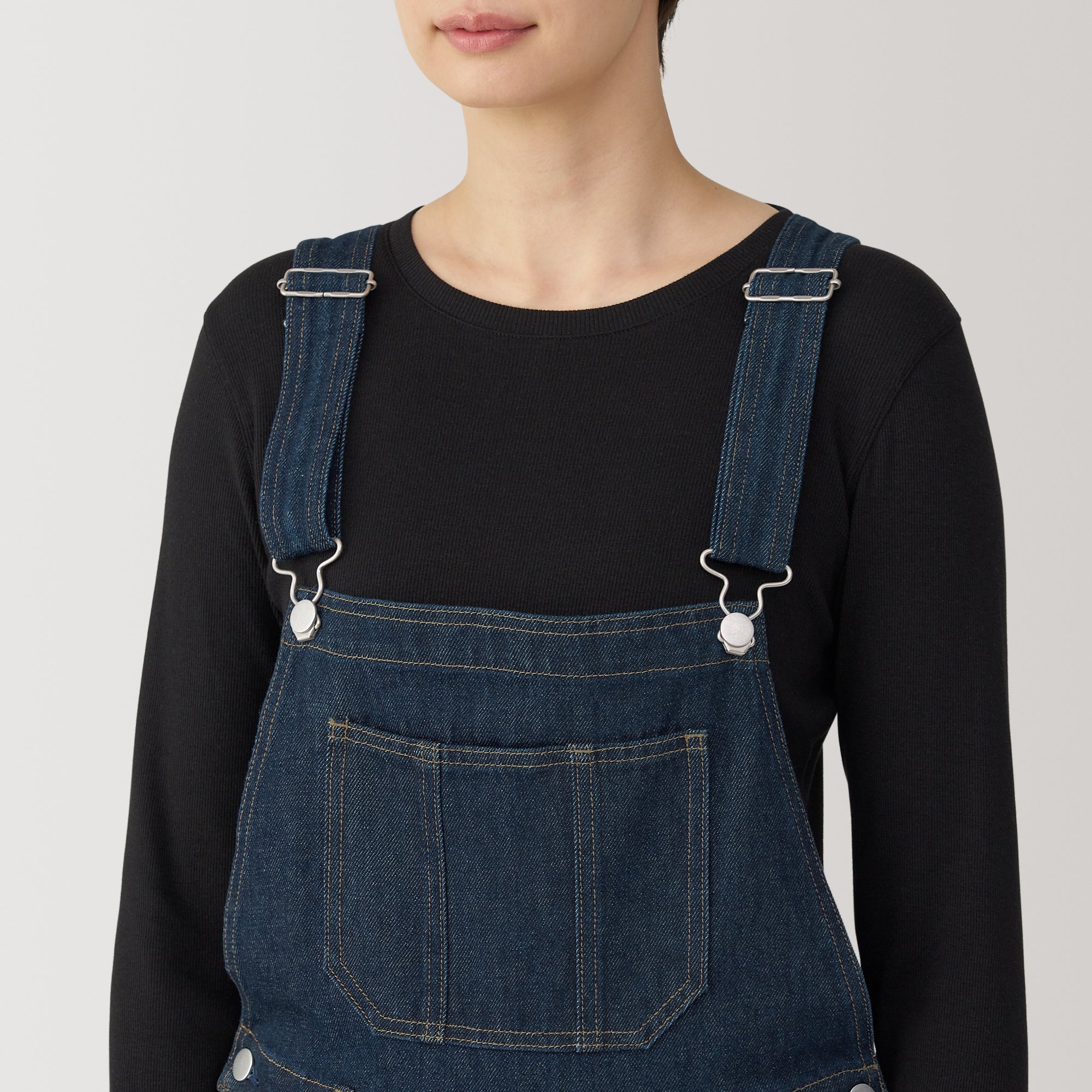 Women's Kapok Blend Denim Overalls