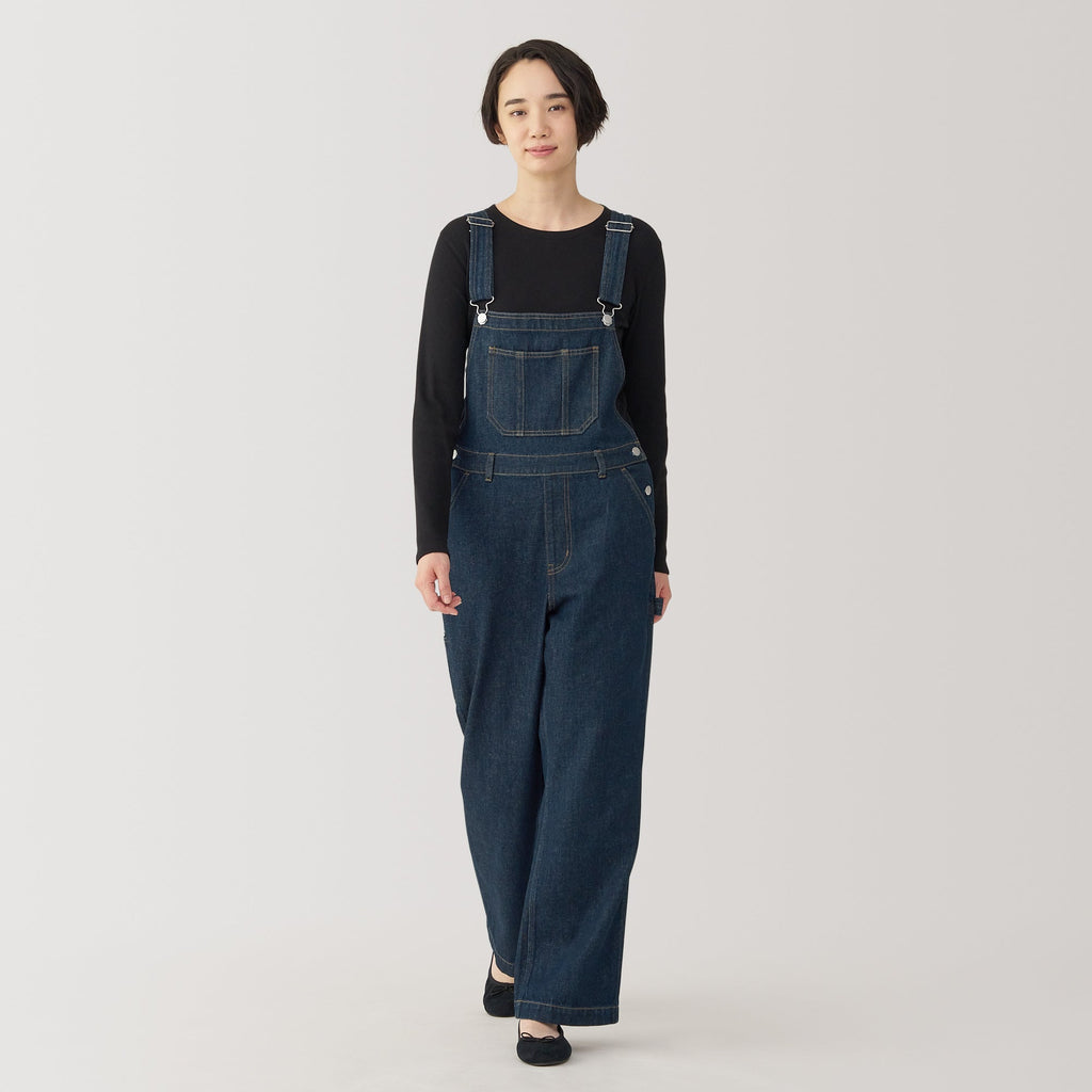 Women's Kapok Blend Denim Overalls
