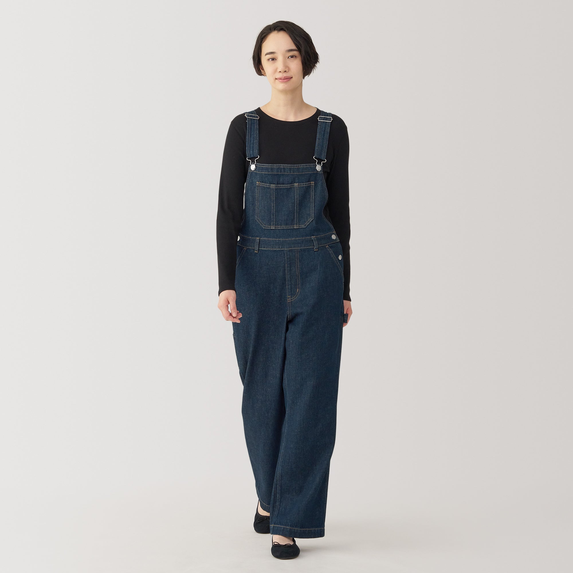 Women's Kapok Blend Denim Overalls