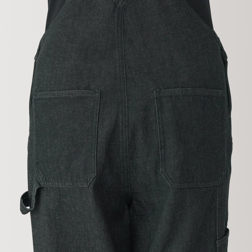 Women Kapok Blend Denim Overalls