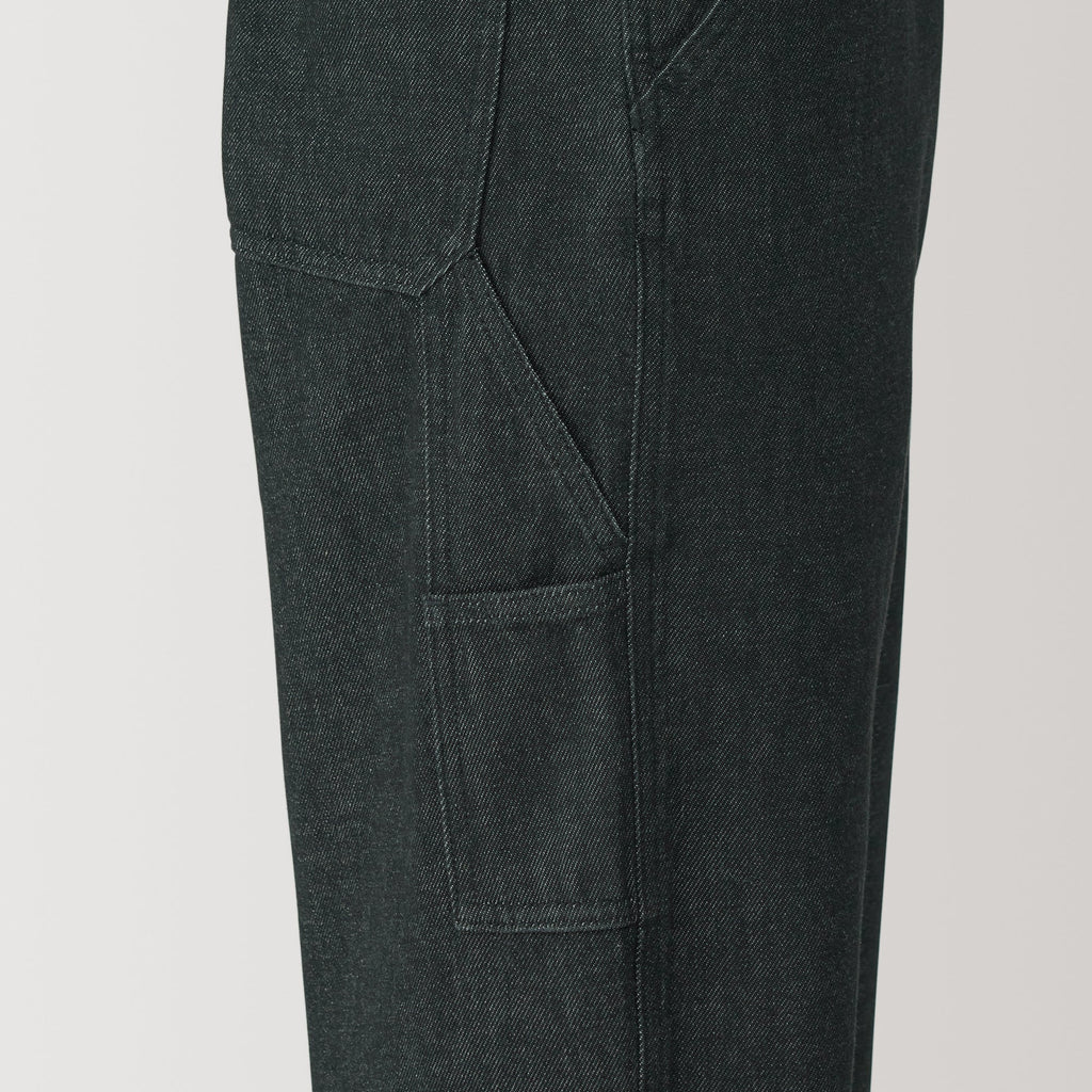 Women Kapok Blend Denim Overalls