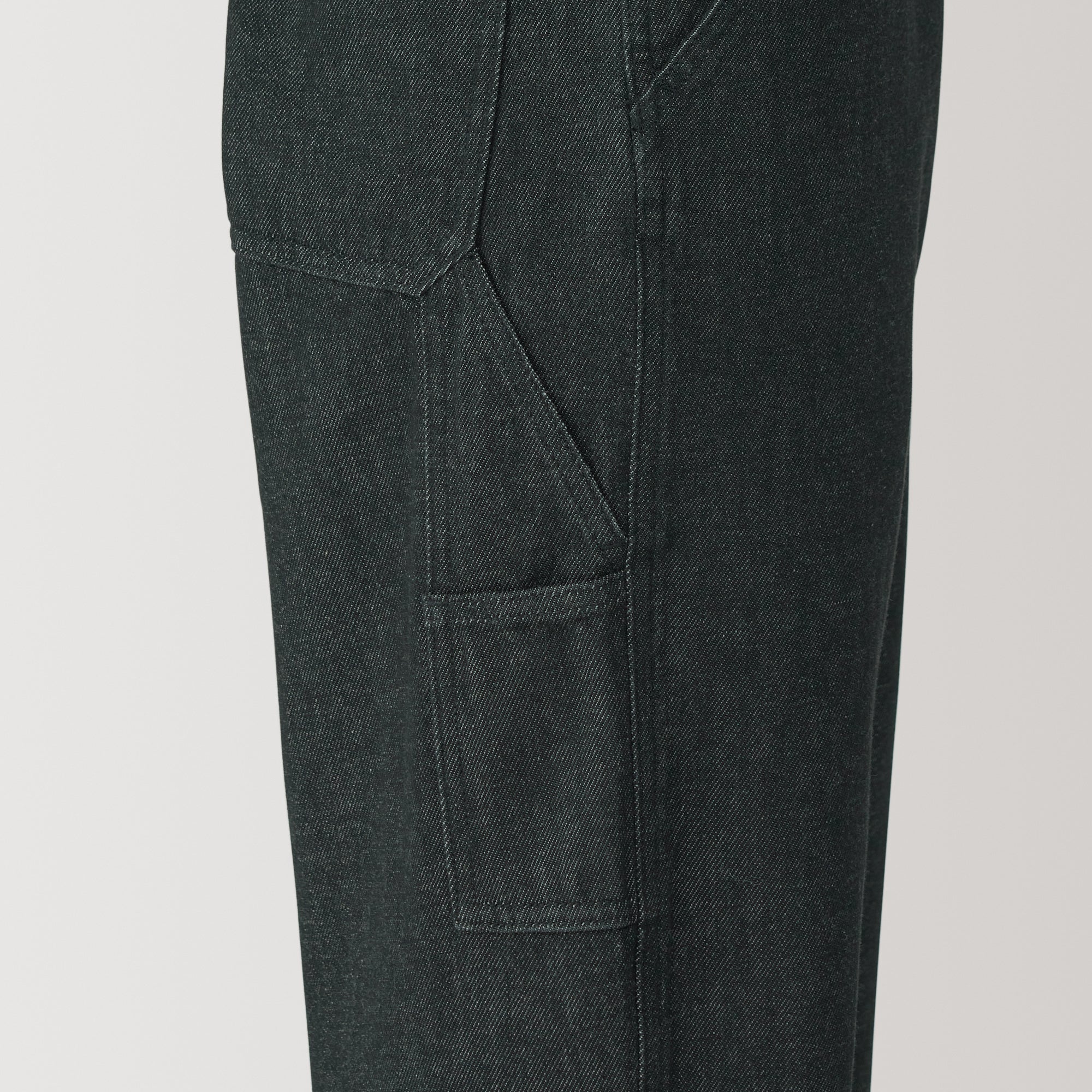 Women Kapok Blend Denim Overalls