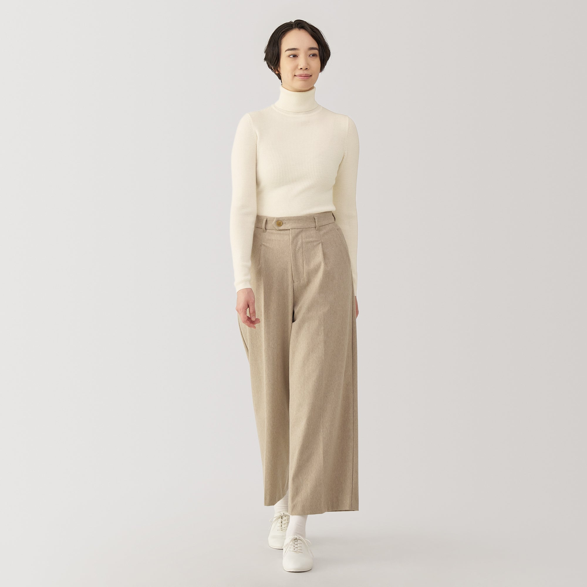 Women's Washable High Gauge Turtleneck Sweater