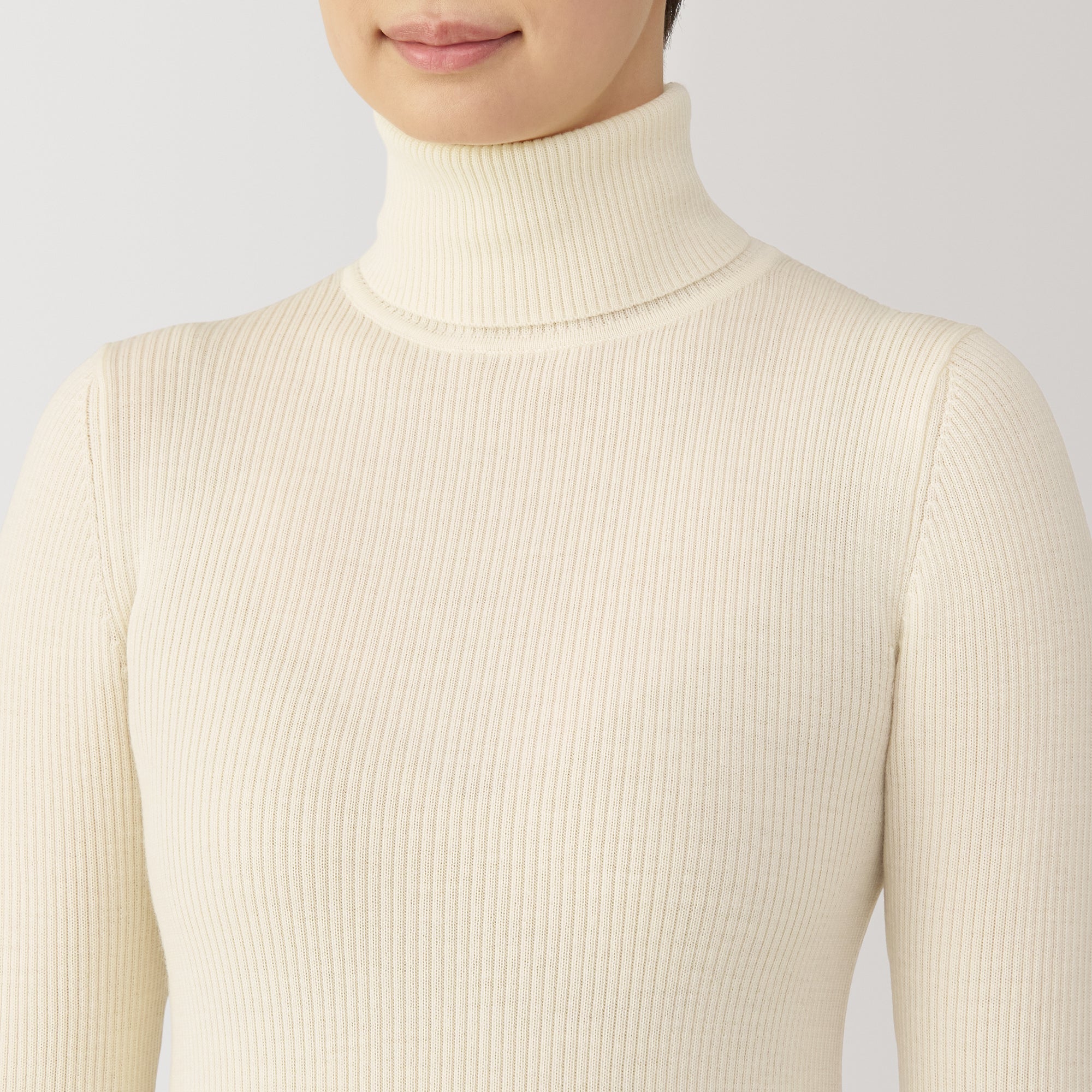 Women's Washable High Gauge Turtleneck Sweater