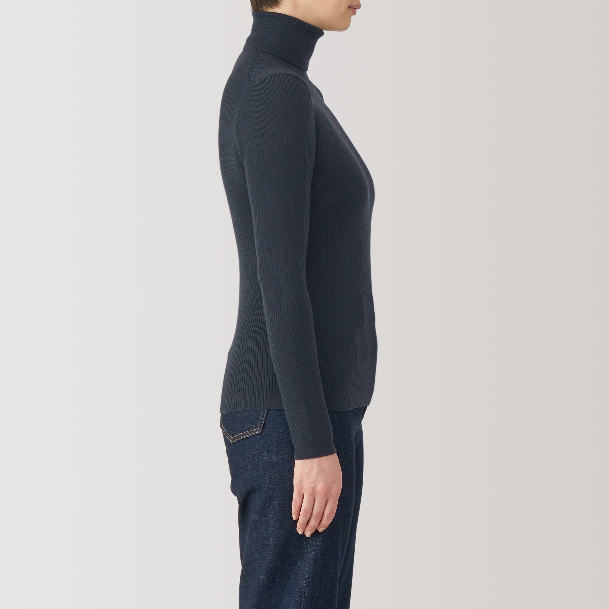 Women's Washable High Gauge Turtleneck Sweater