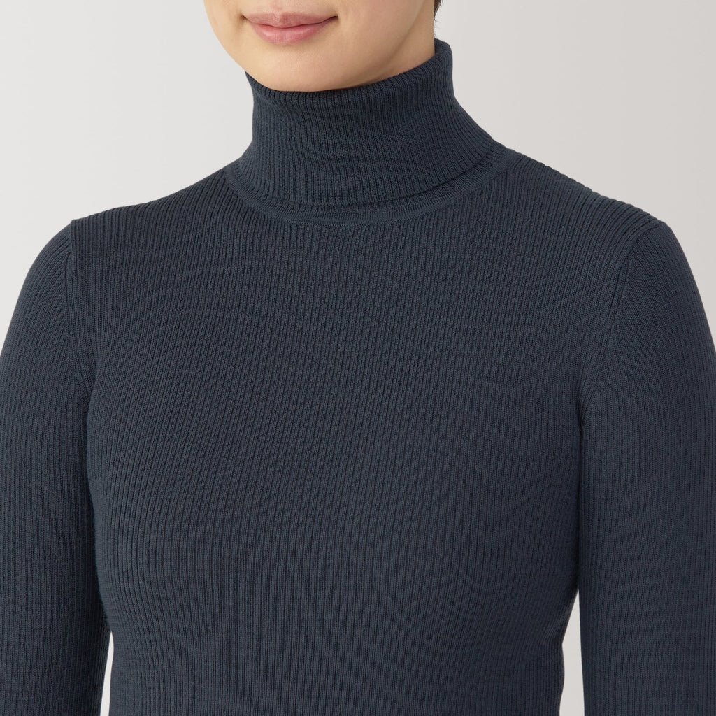 Women's Washable High Gauge Turtleneck Sweater