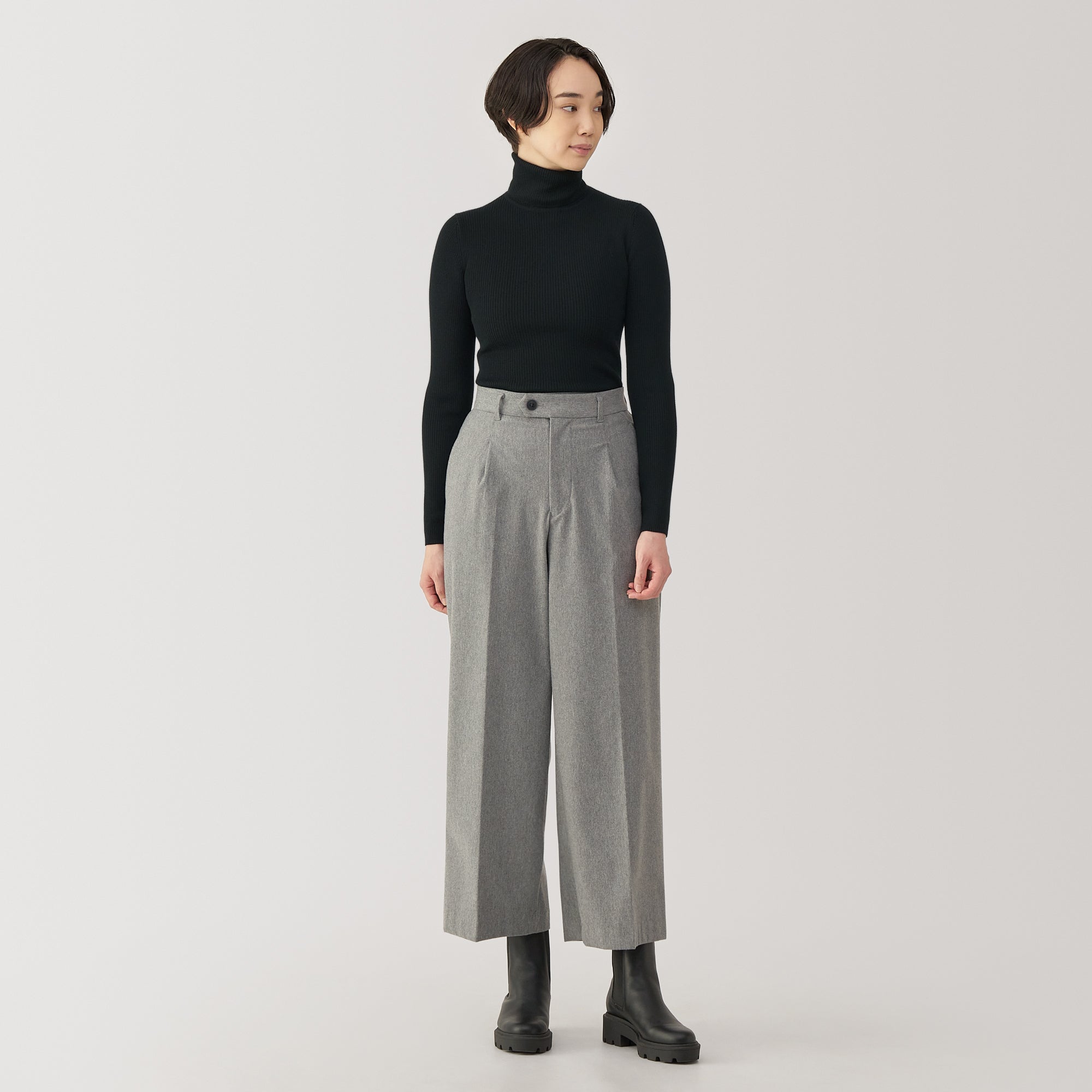 Women's Washable High Gauge Turtleneck Sweater