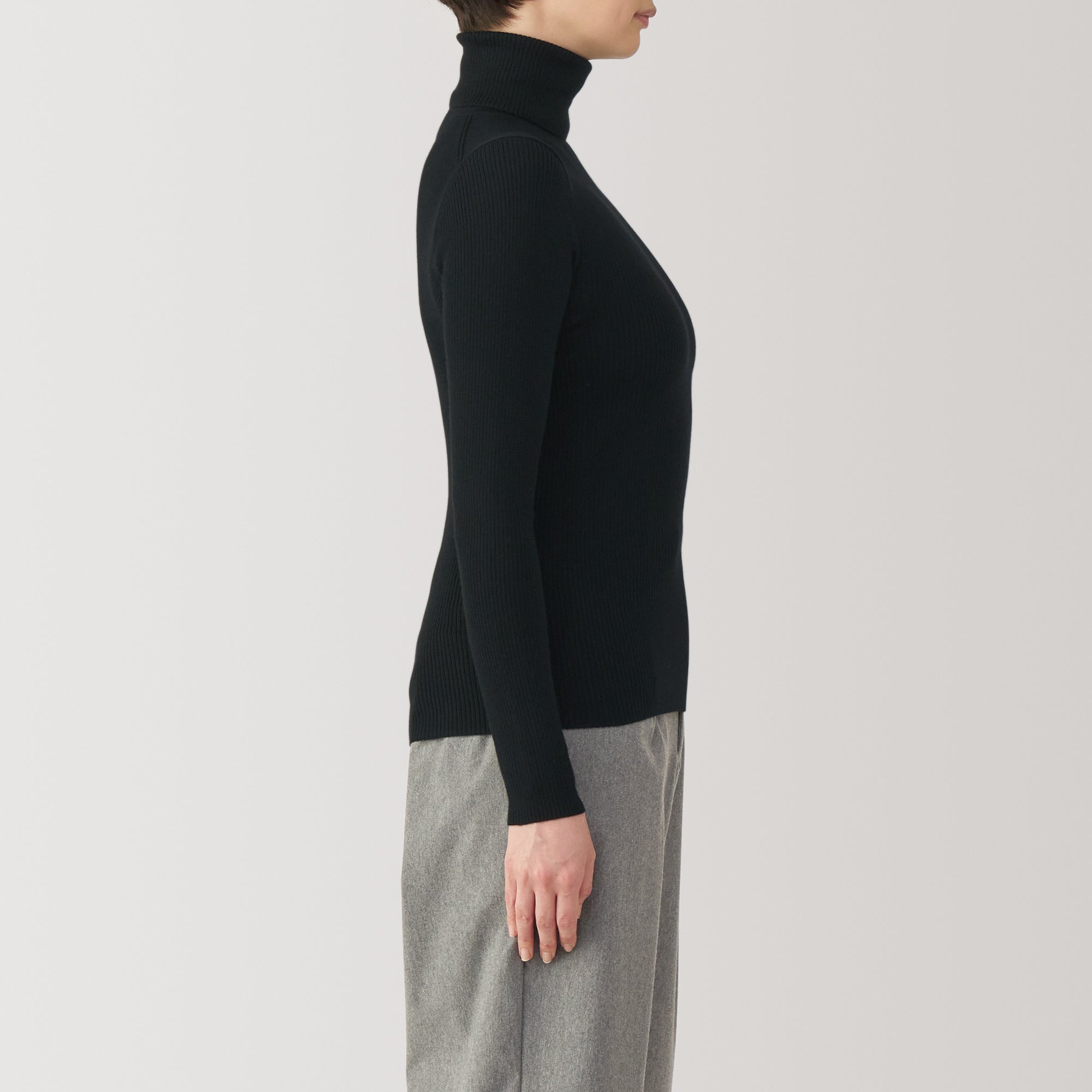 Women's Washable High Gauge Turtleneck Sweater