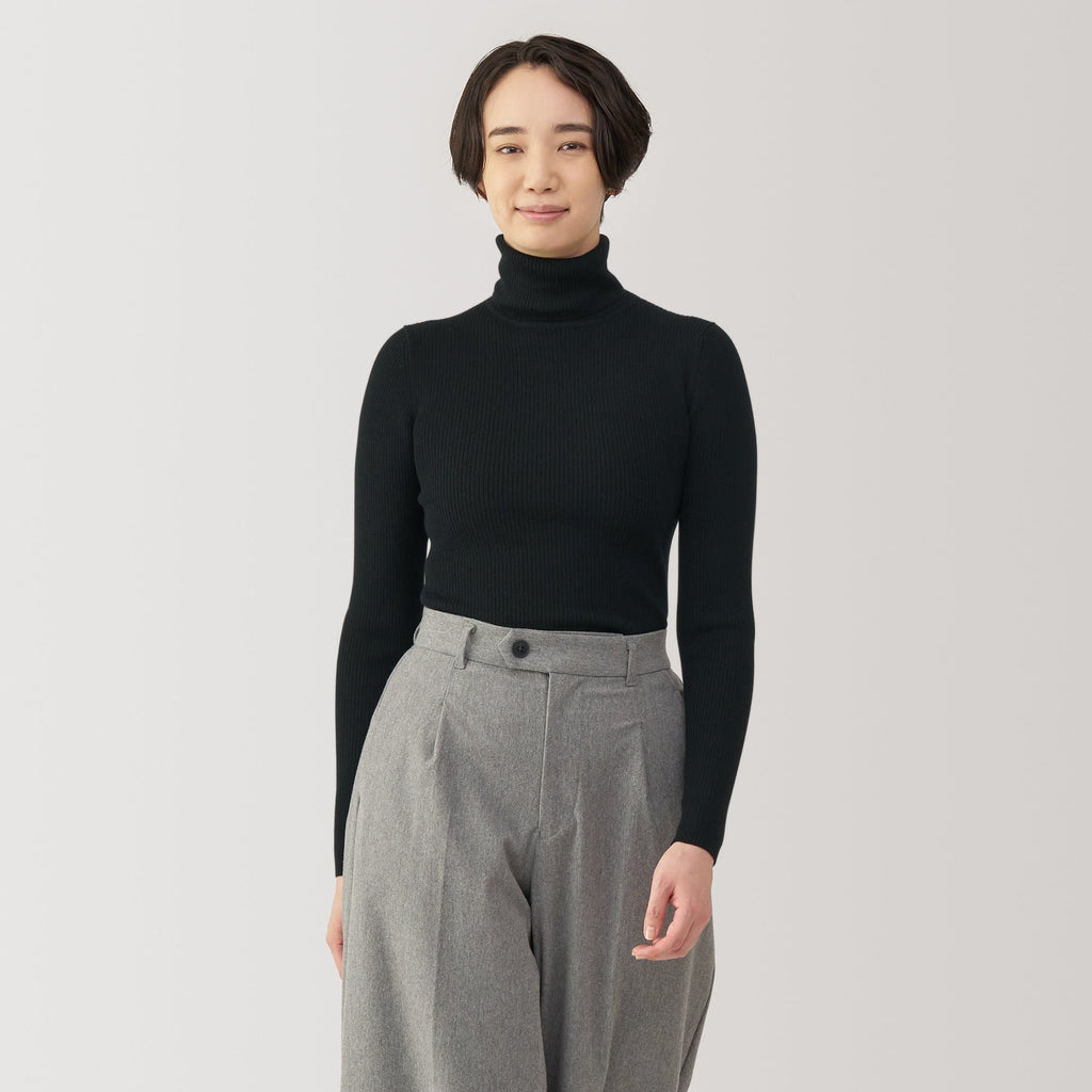 Women's Washable High Gauge Turtleneck Sweater