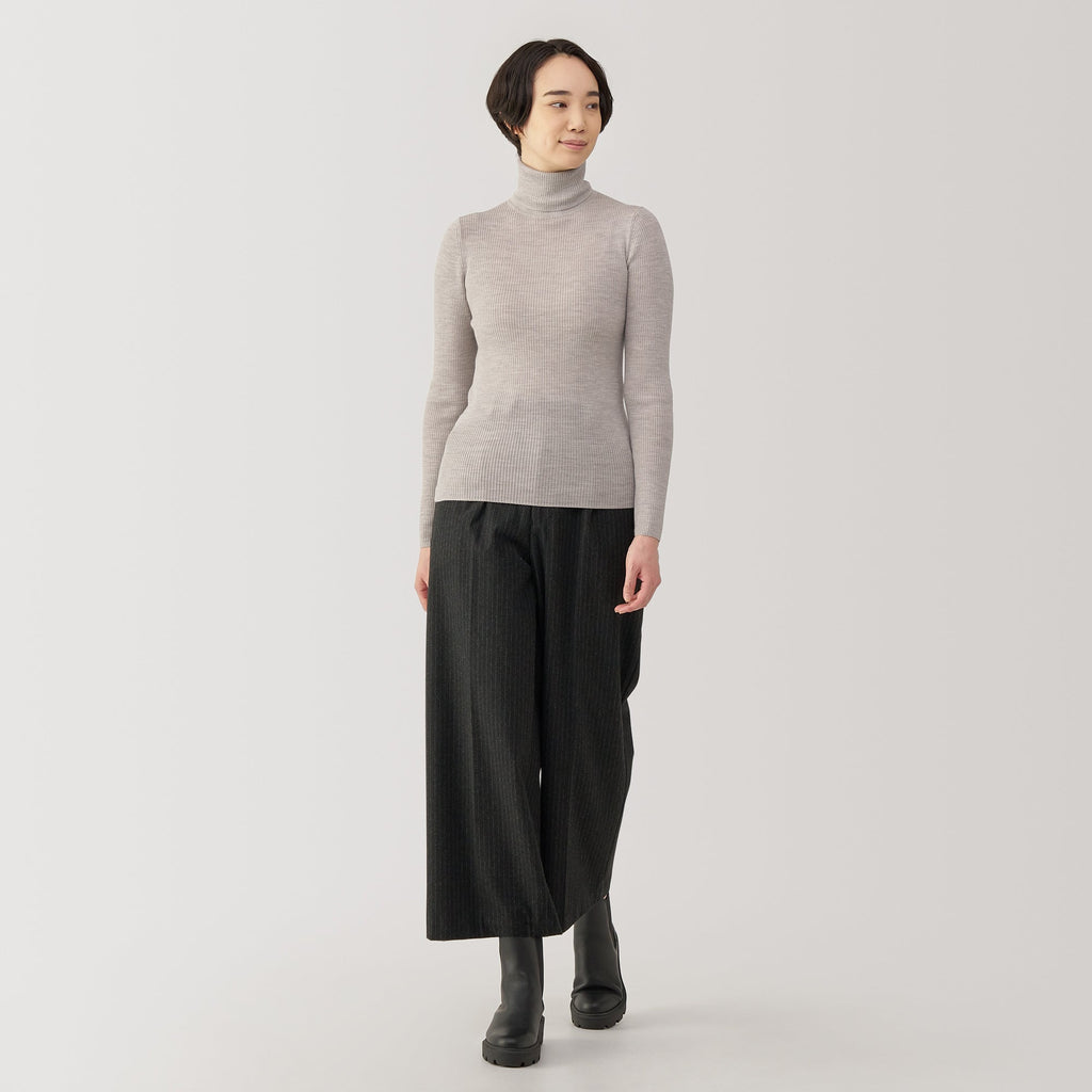 Women's Washable High Gauge Turtleneck Sweater