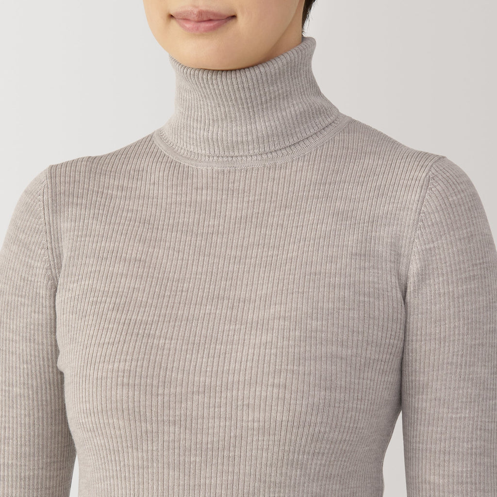 Women's Washable High Gauge Turtleneck Sweater
