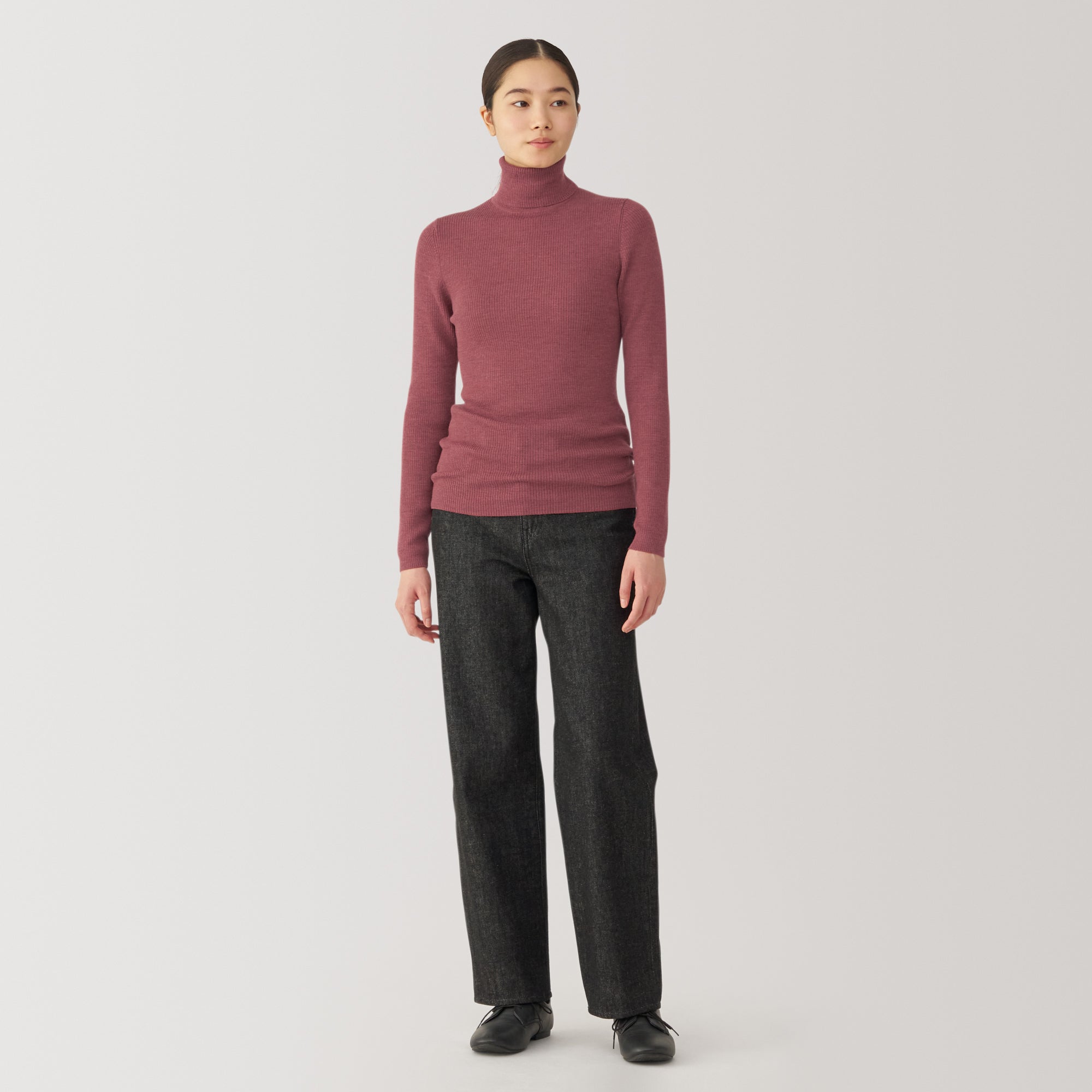 Women's Washable High Gauge Turtleneck Sweater
