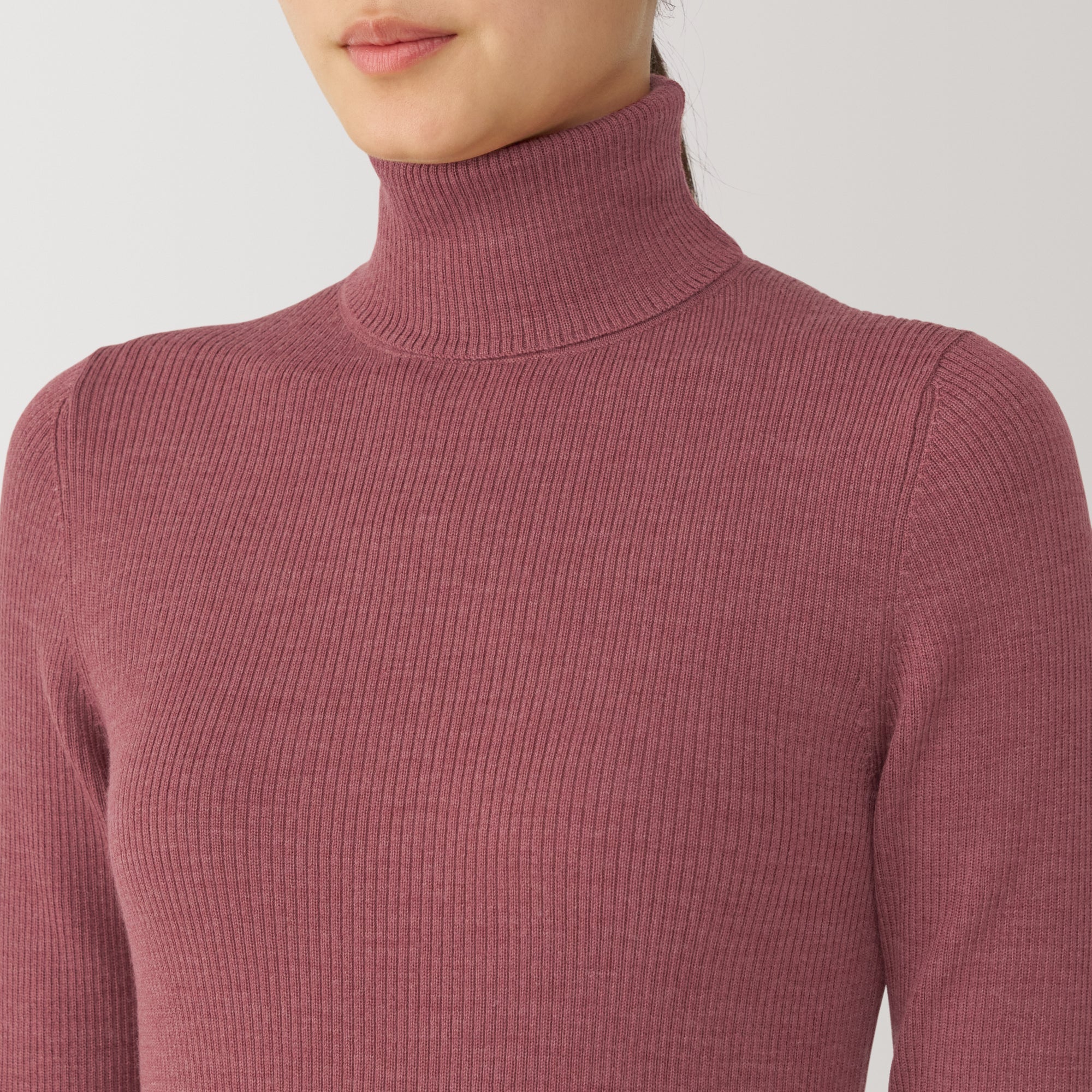 Women's Washable High Gauge Turtleneck Sweater