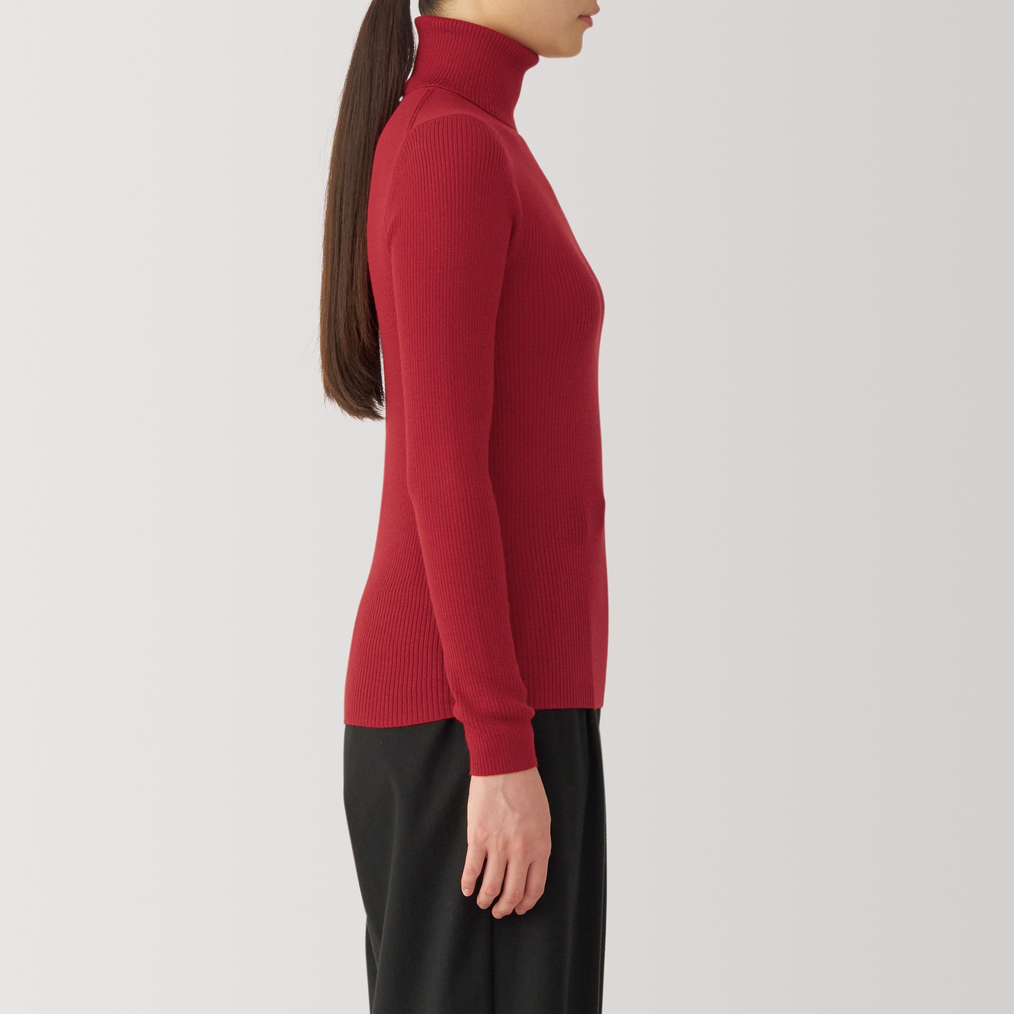 Women's Washable High Gauge Turtleneck Sweater